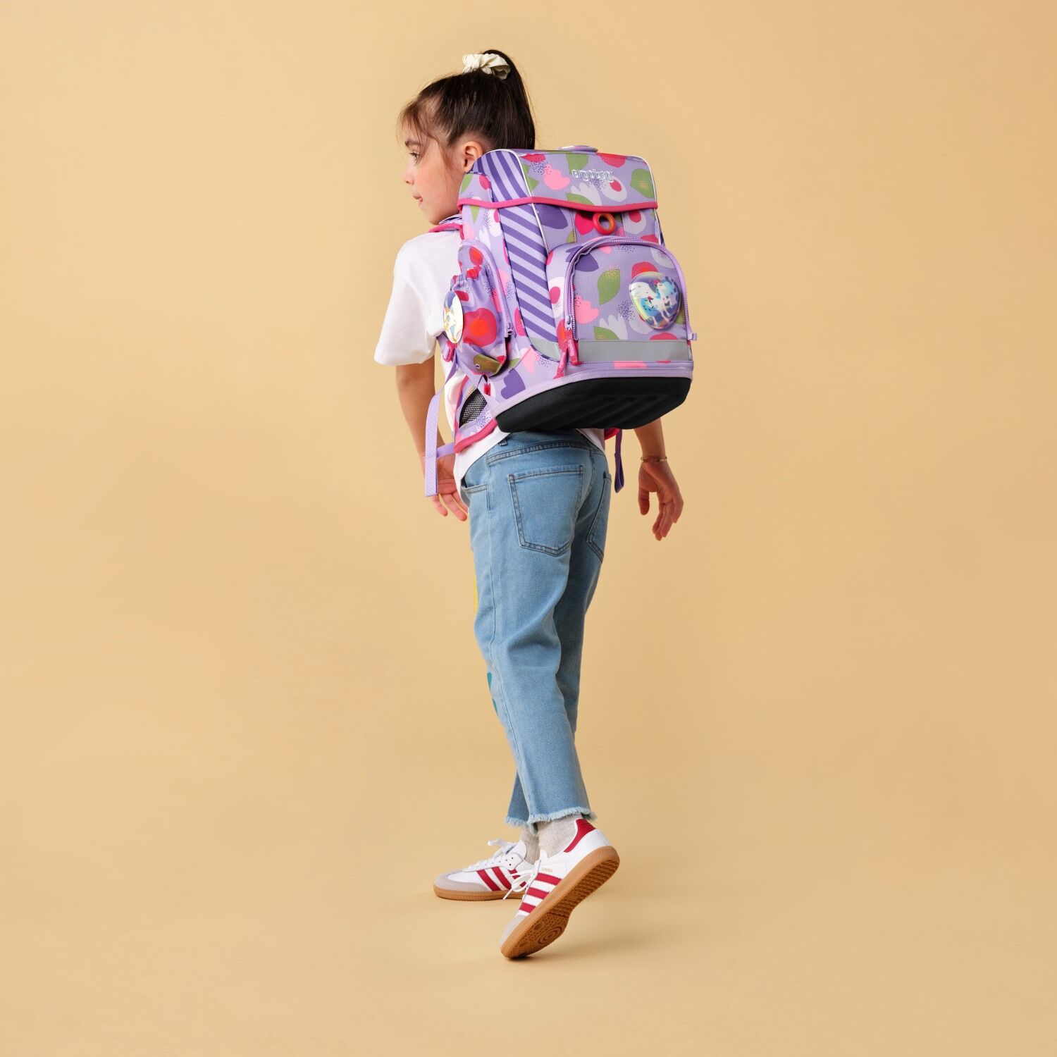 ergobag cubo light Schulranzen-Set BlütenzauBär