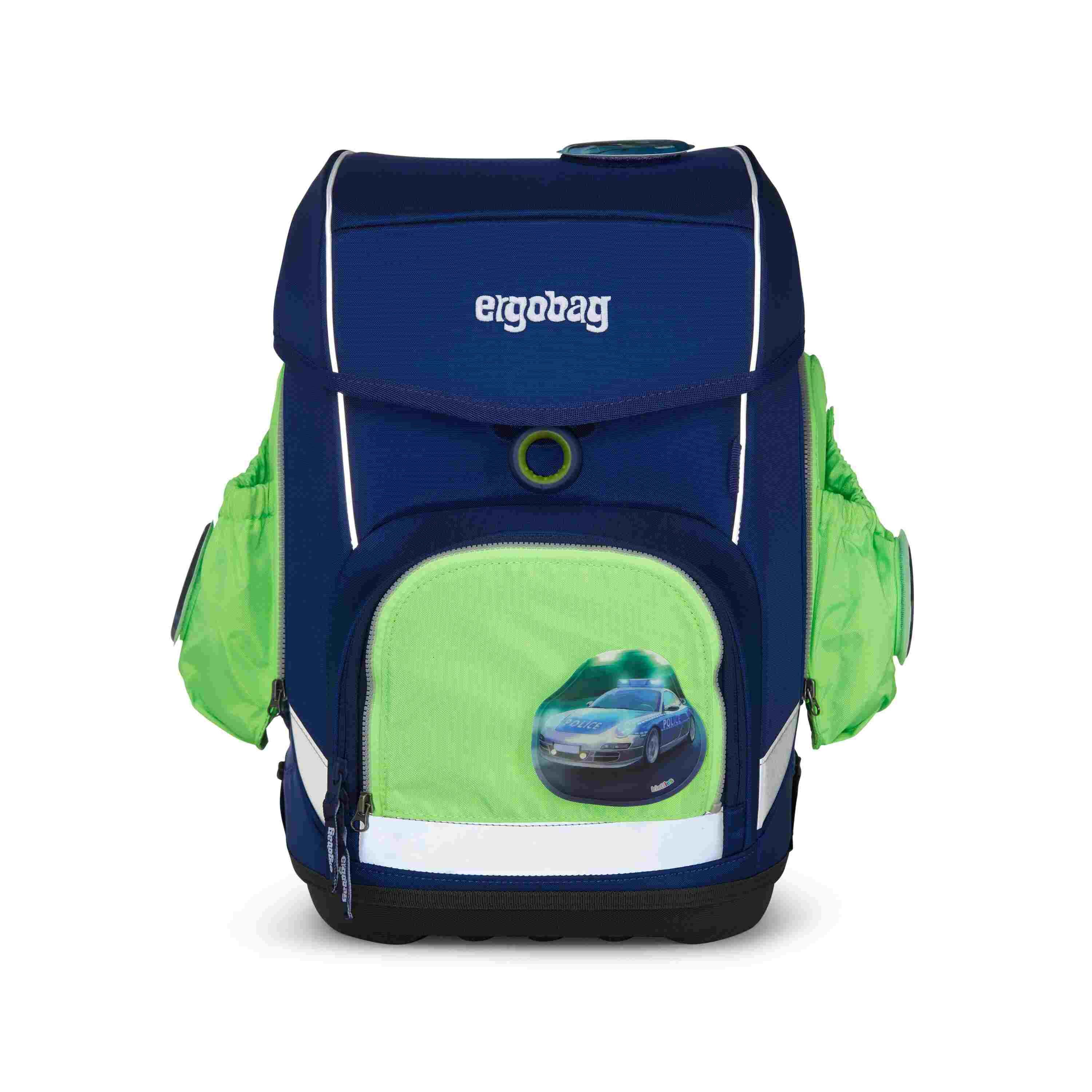 ergobag Fluo Seitentaschen Zip-Set Grün