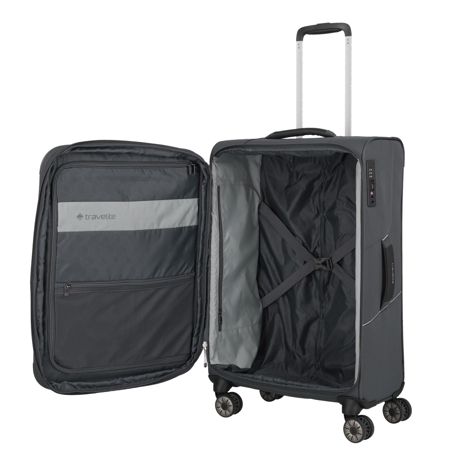 Travelite Koffer SKAII 4w Trolley M, Gipfelgrau