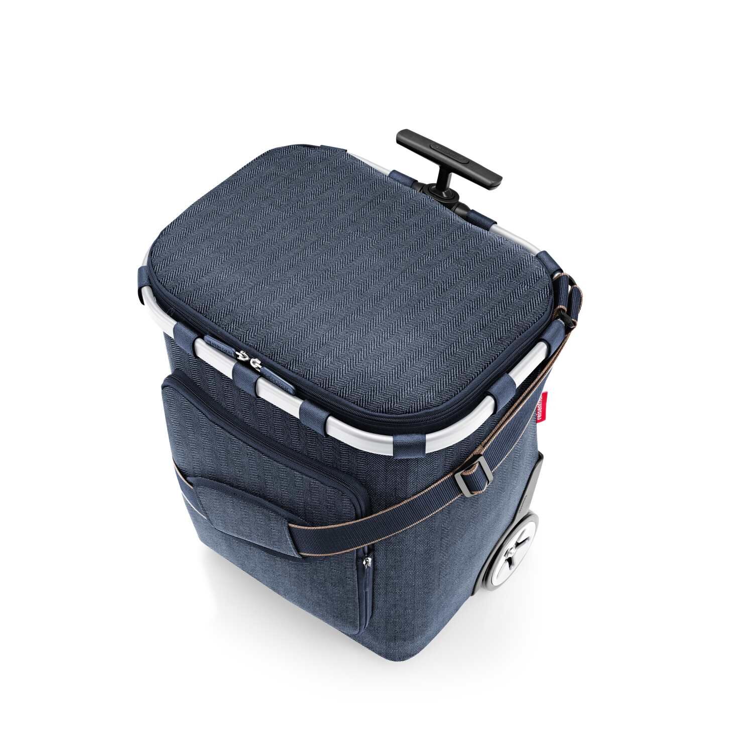 reisenthel Einkaufstrolley carrycruiser plus herringbone dark blue