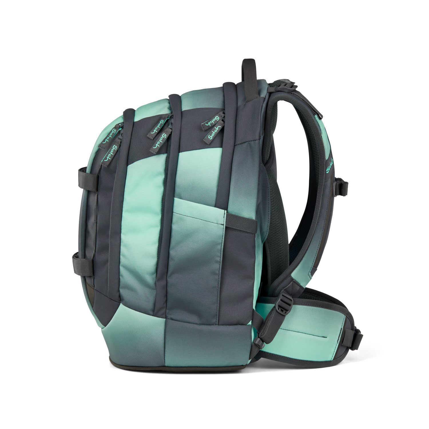 Satch pack Schulrucksack Gradient Mint anthrazit