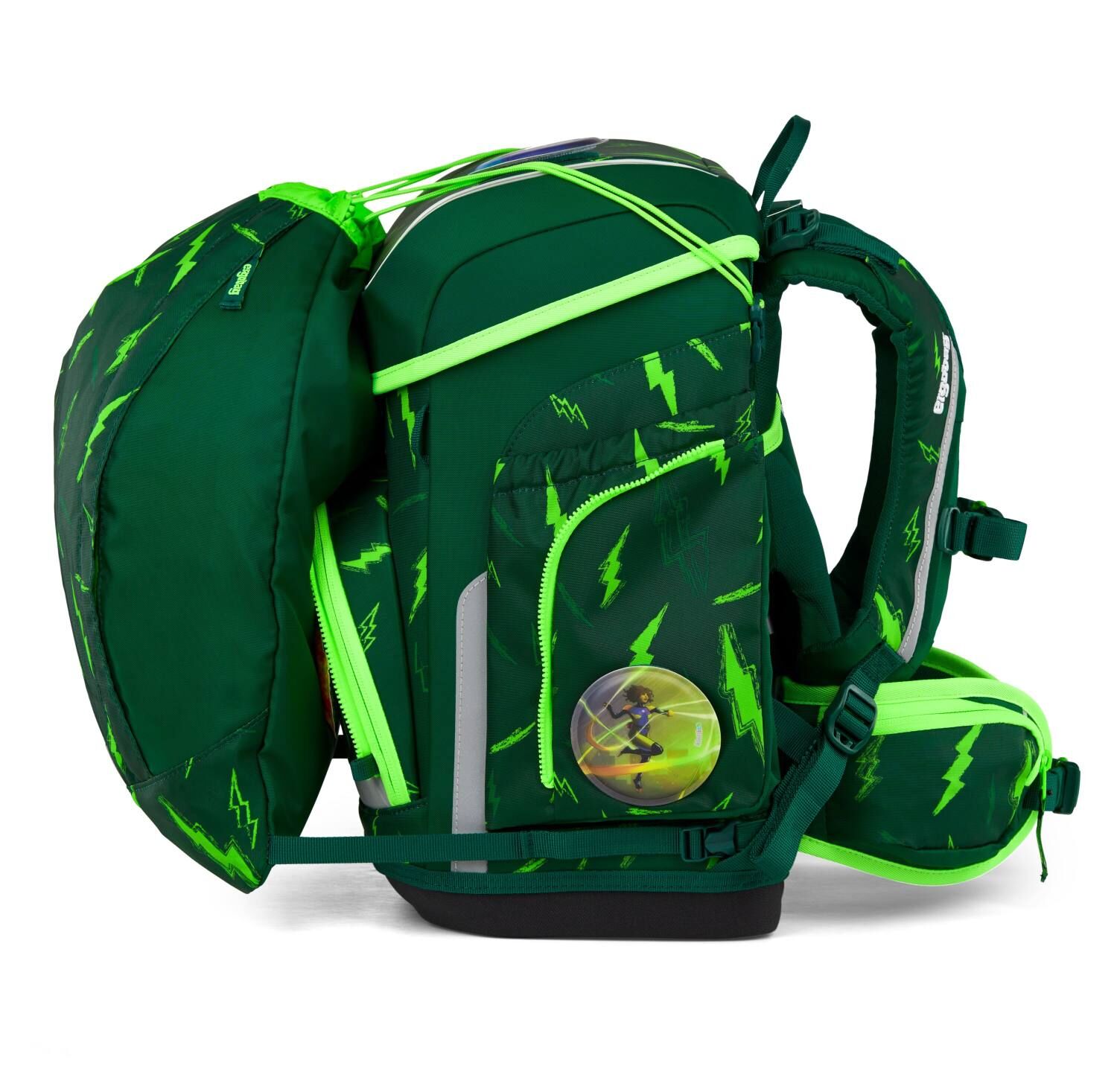 ergobag cubo Schulranzen-Set Bärtastisch