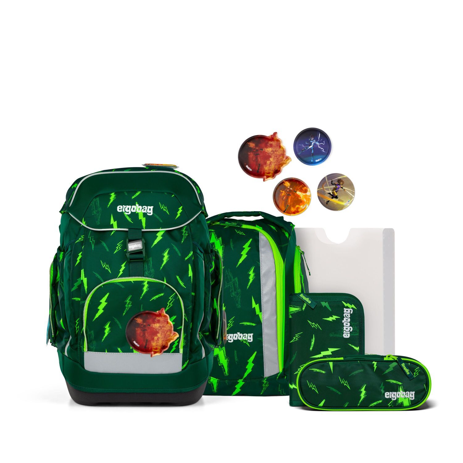 ergobag maxi Schulrucksack-Set Bärtastisch