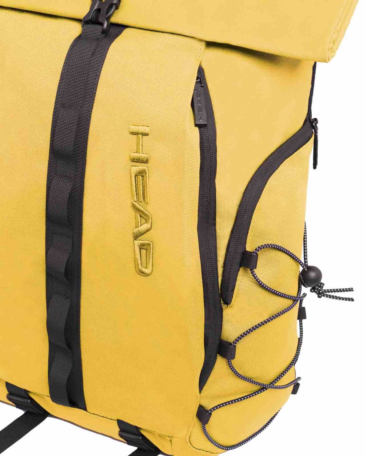 HEAD Rucksack Point Backpack Roll-up Mustard