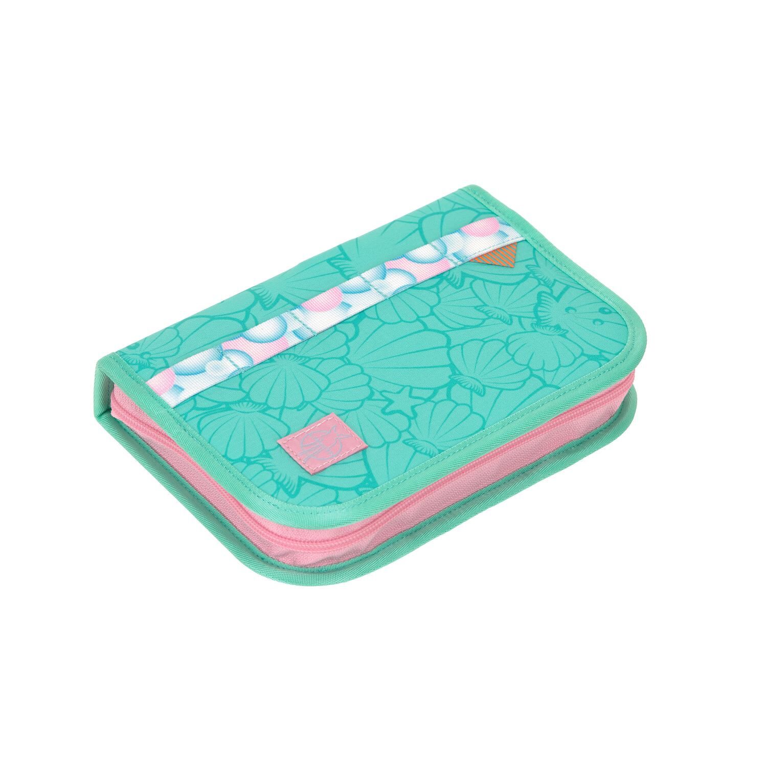 Lässig Schulranzen-Set Light, Unique Seashell turqouise