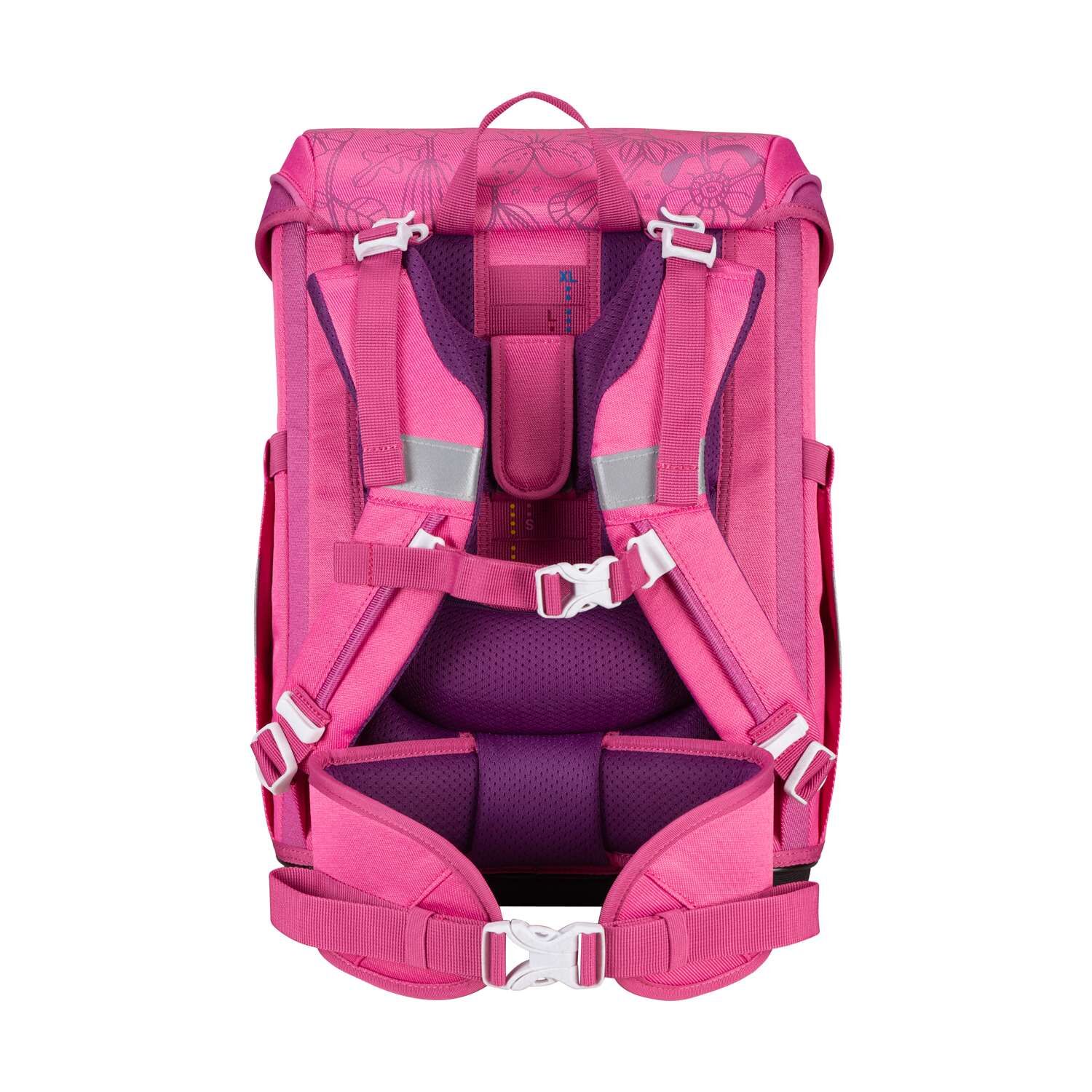 DerDieDas ErgoFlex Easy ECO Schulranzenset 5 teilig Pink Planet