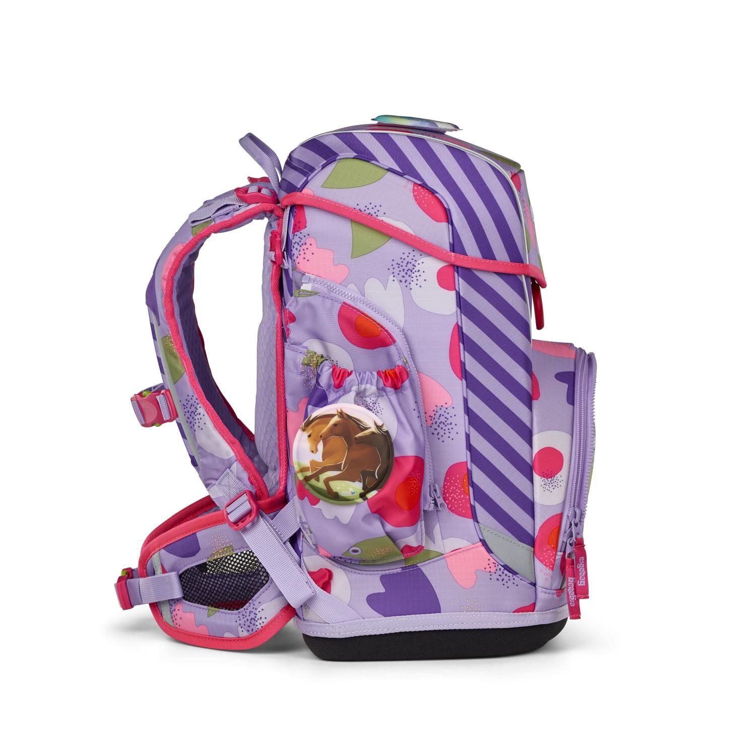 ergobag cubo light Schulranzen-Set BlütenzauBär