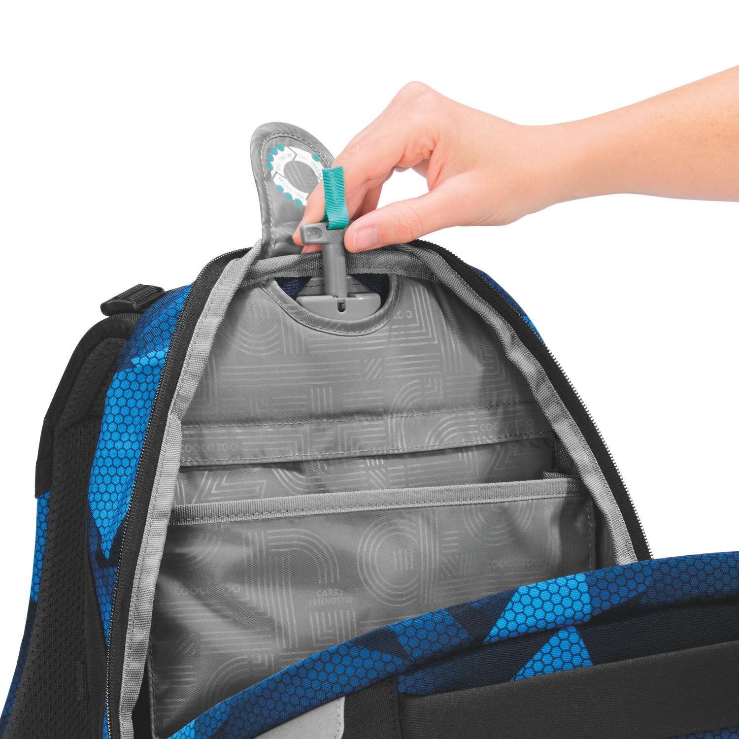 coocazoo Schulrucksack PORTER, Electric Ice