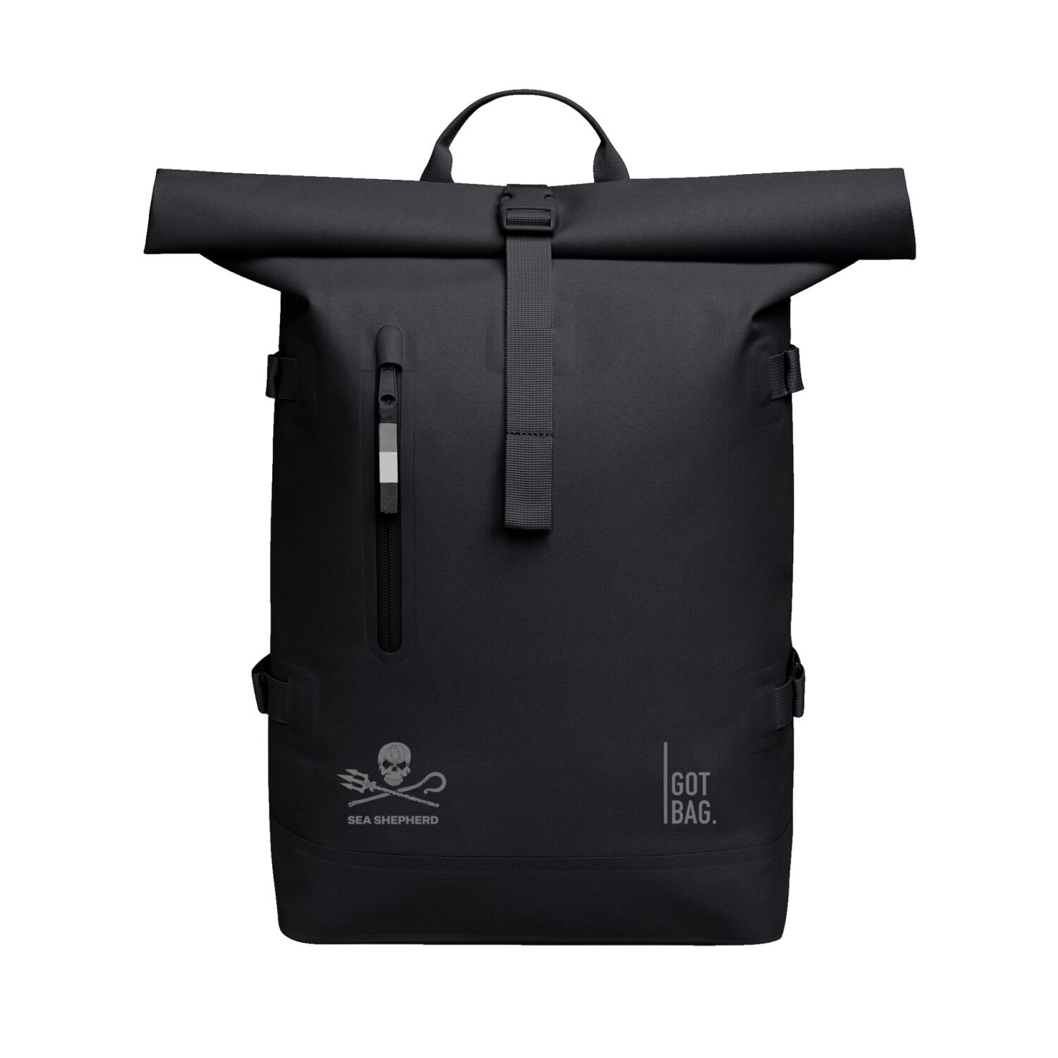 GOT BAG Rucksack ROLLTOP 2.0 MONOCHROME SEA SHEPHERD black