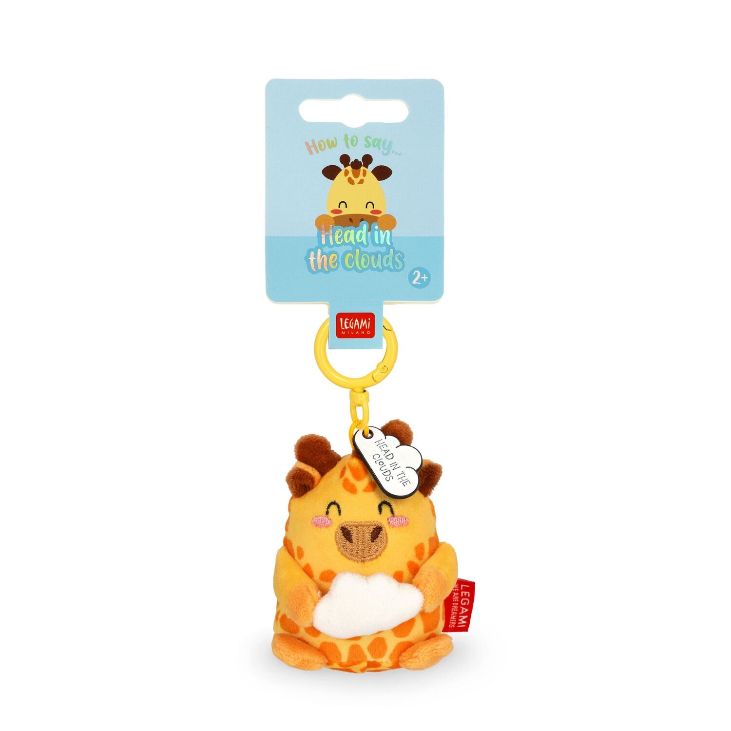 Legami Plüsch-Schlüsselanhänger - SUPER SOFT! - TINY - GIRAFFE