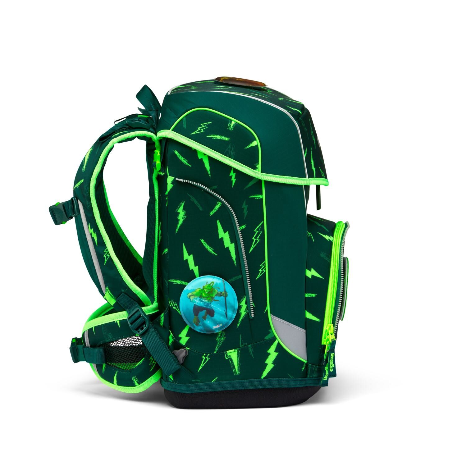 ergobag cubo light Schulranzen-Set Bärtastisch