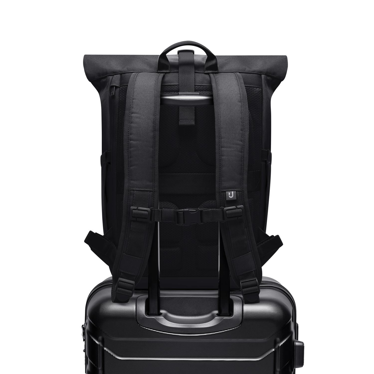 Johnny Urban Rolltop Rucksack Allen Large Black