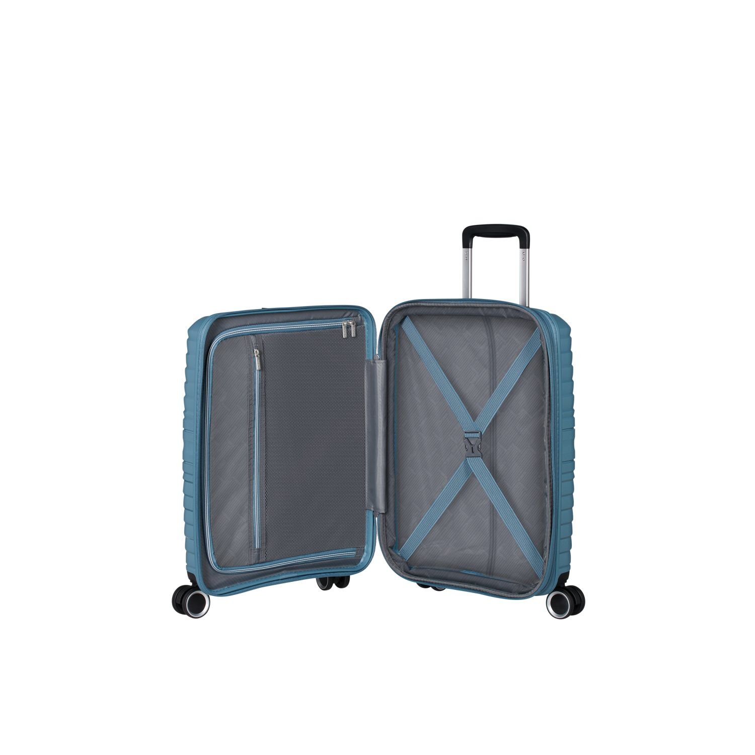 American Tourister Koffer FLYTWIST SPINNER 55/20 TSA STORM BLUE