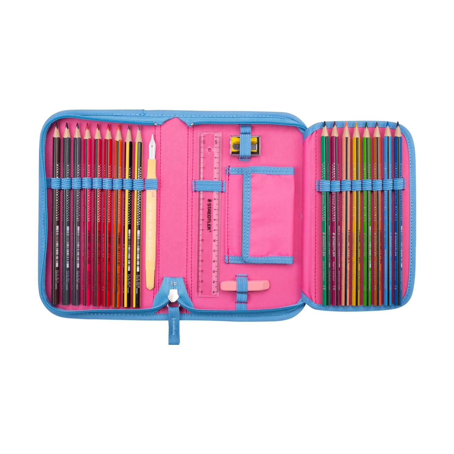 DerDieDas ErgoFlex Schulranzenset 5 teilig Happy Pixel