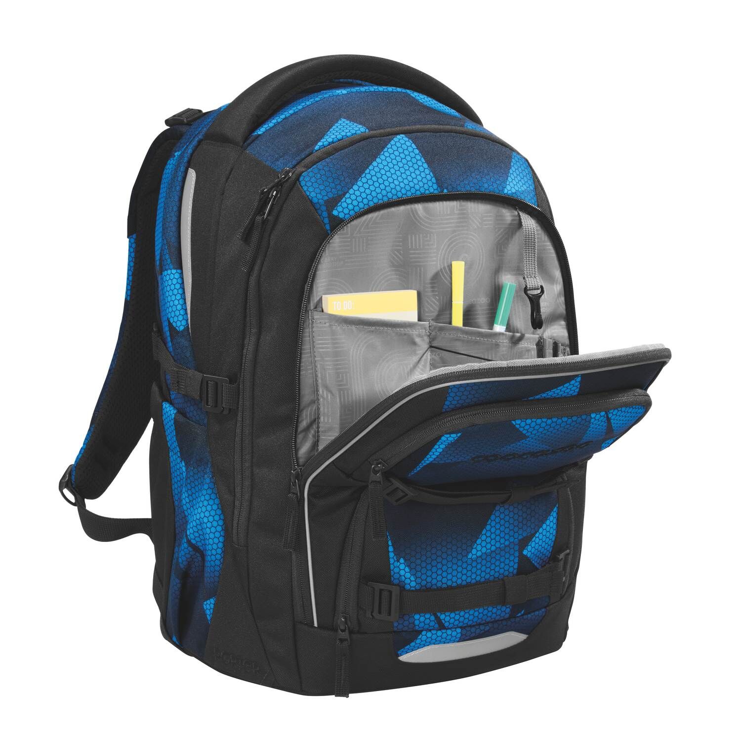 coocazoo Schulrucksack PORTER, Electric Ice