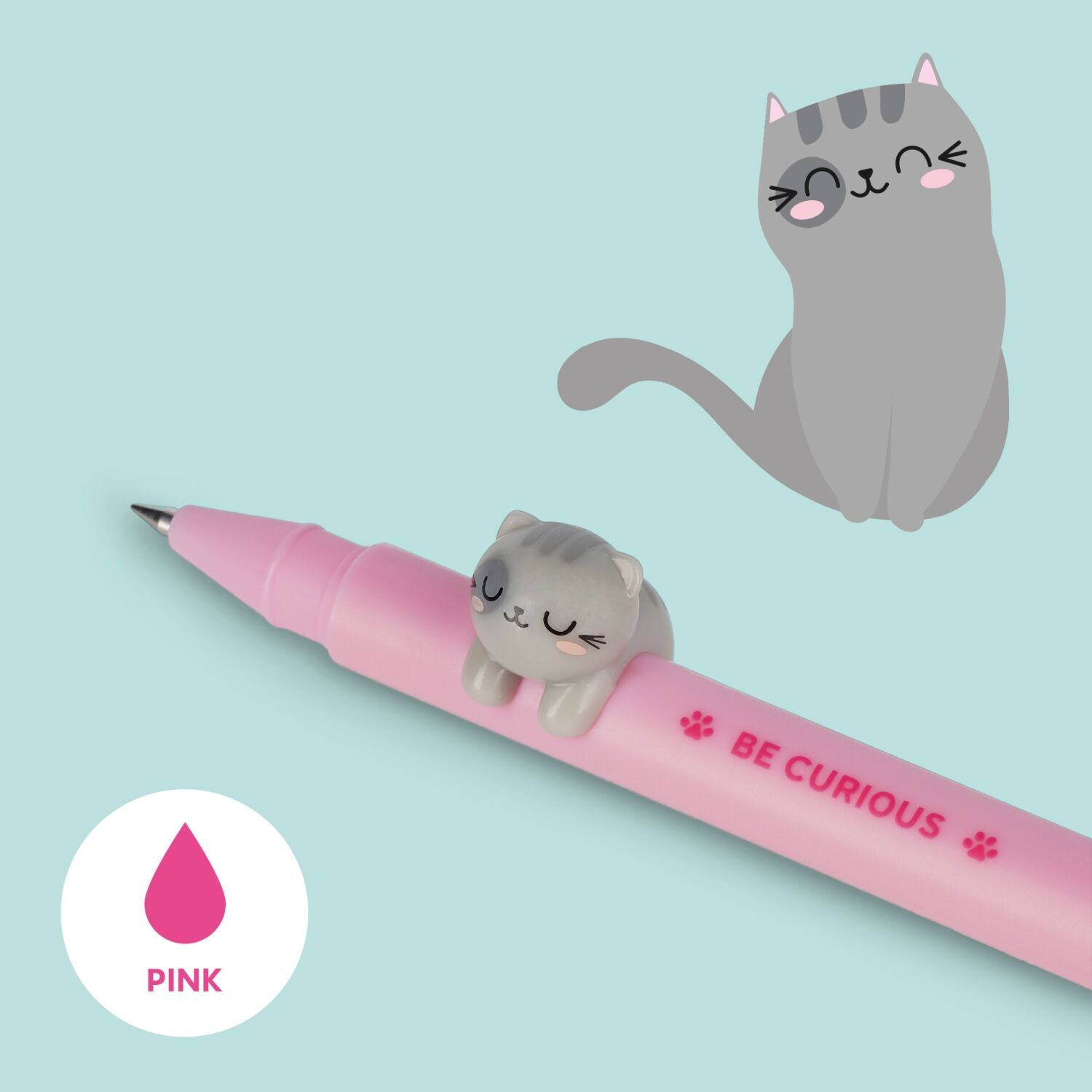 Legami Gelstift mit Tierdeko - LOVELY FRIENDS - KITTY