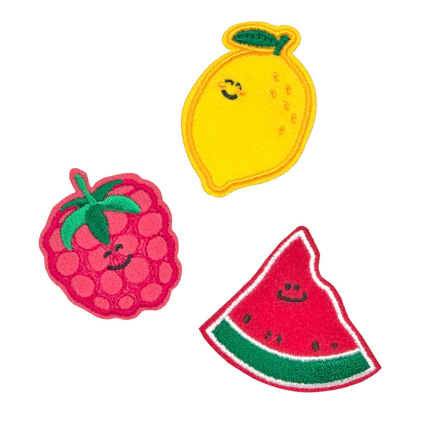 Lässig Textil-Sticker (3 Stk) - Stick on, Früchte