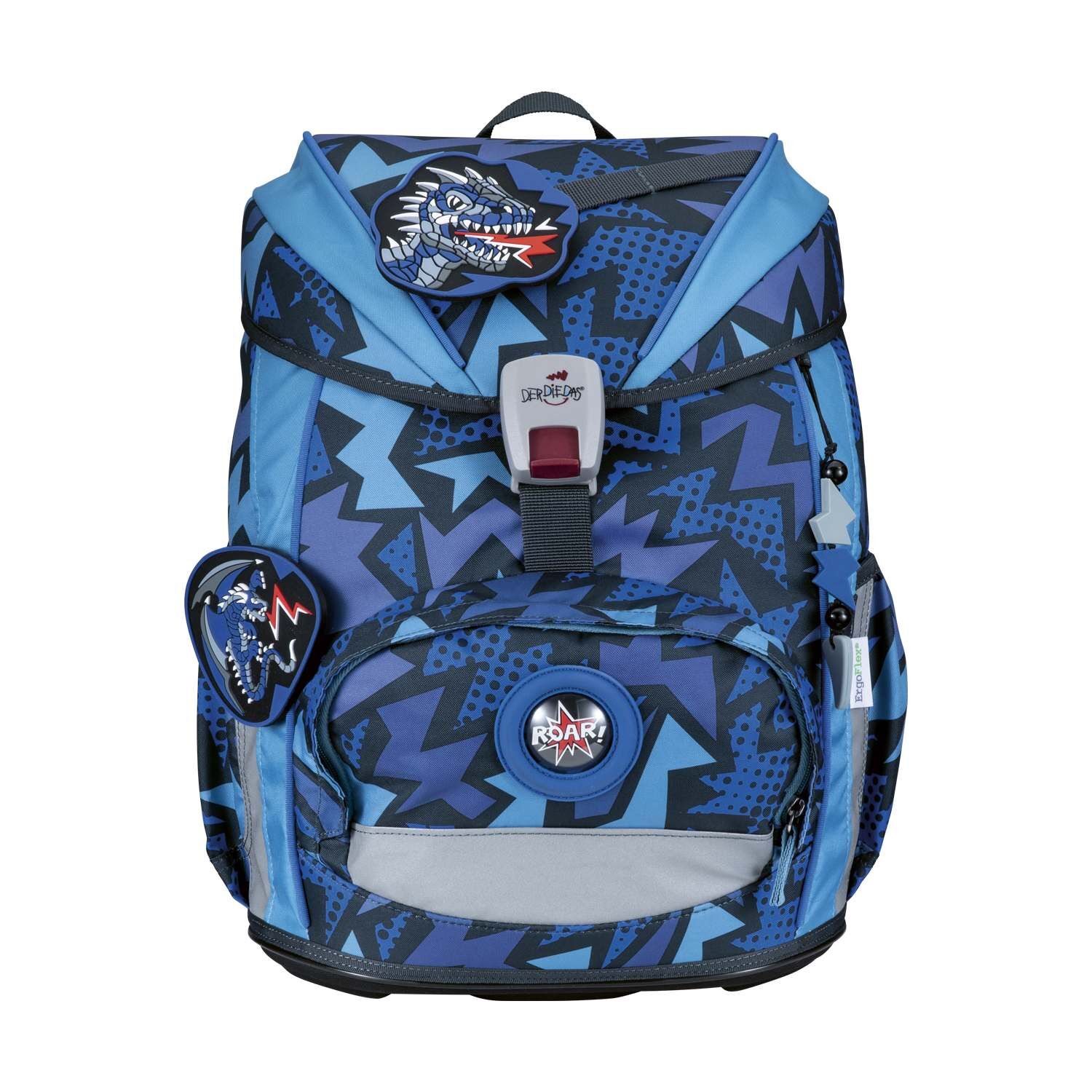 DerDieDas ErgoFlex Light Dark Dragon Schulranzenset 5-teilig