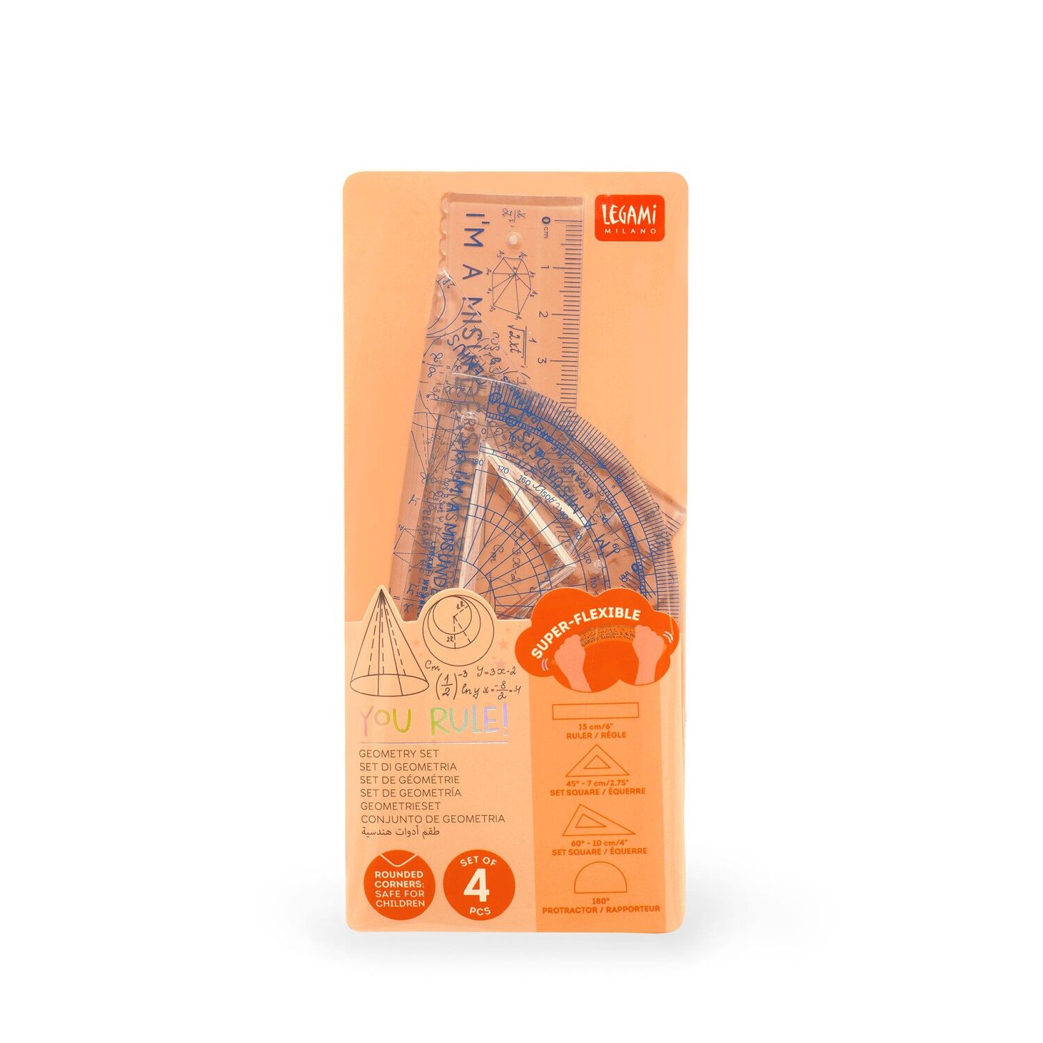 Legami Geometrie Set - YOU RULE! - GENIUS