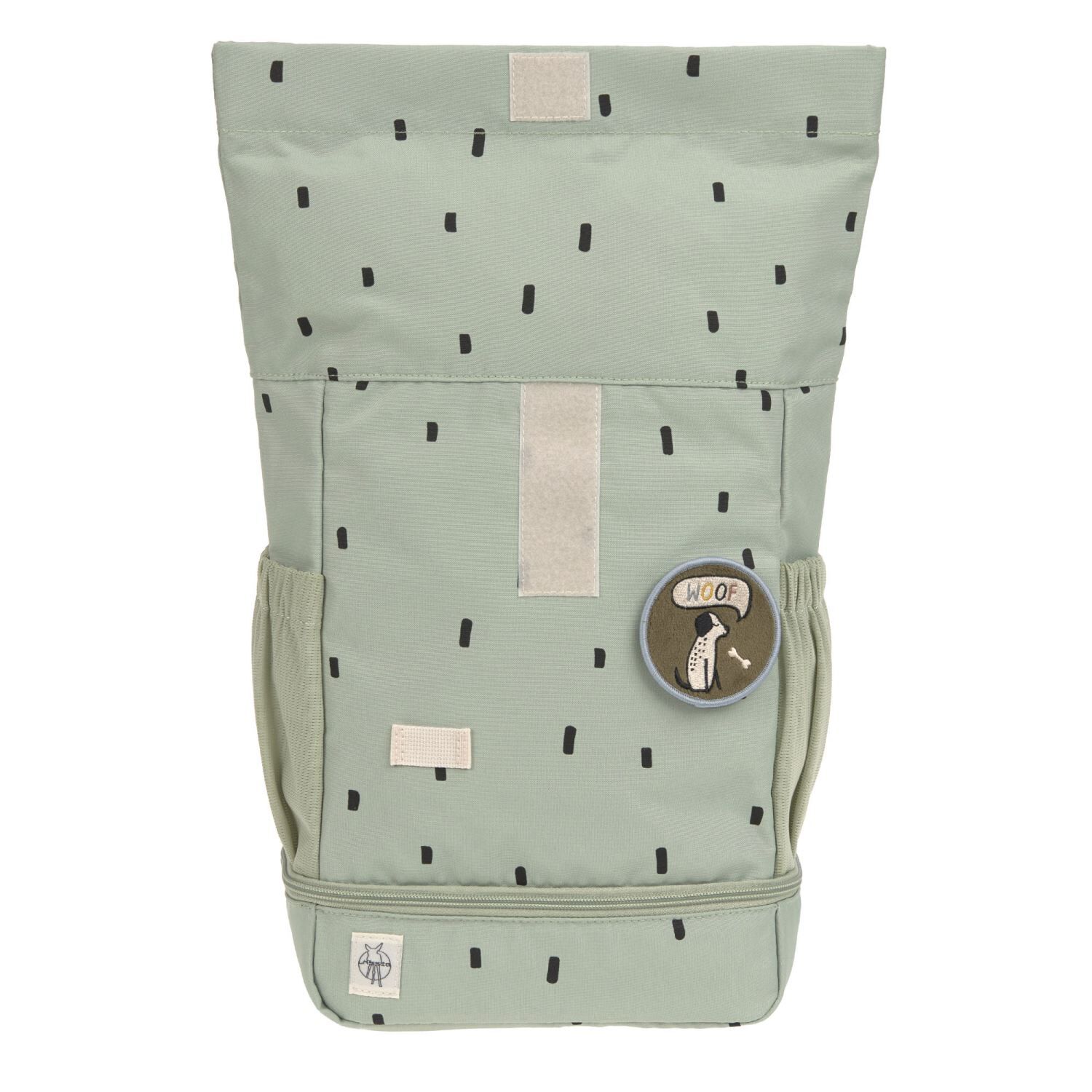 Lässig Kinderrucksack - Mini Rolltop Backpack Happy Prints light olive