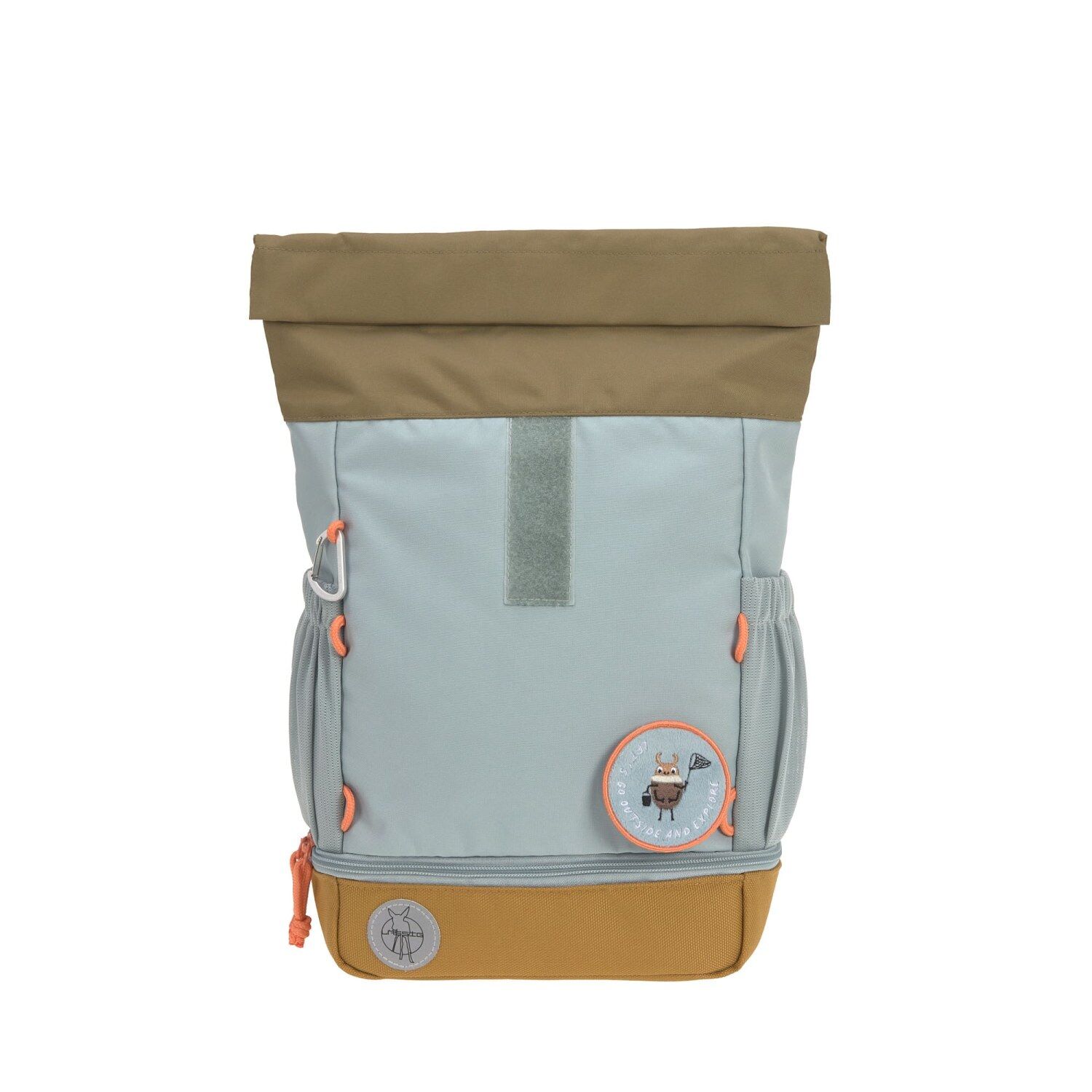 Lässig Kindergartenrucksack Rolltop Nature light blue