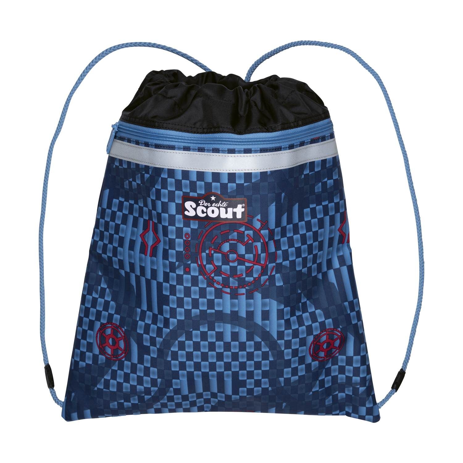 Scout Neo Schulranzen-Set 4 teilig Safety Light Space Explorer