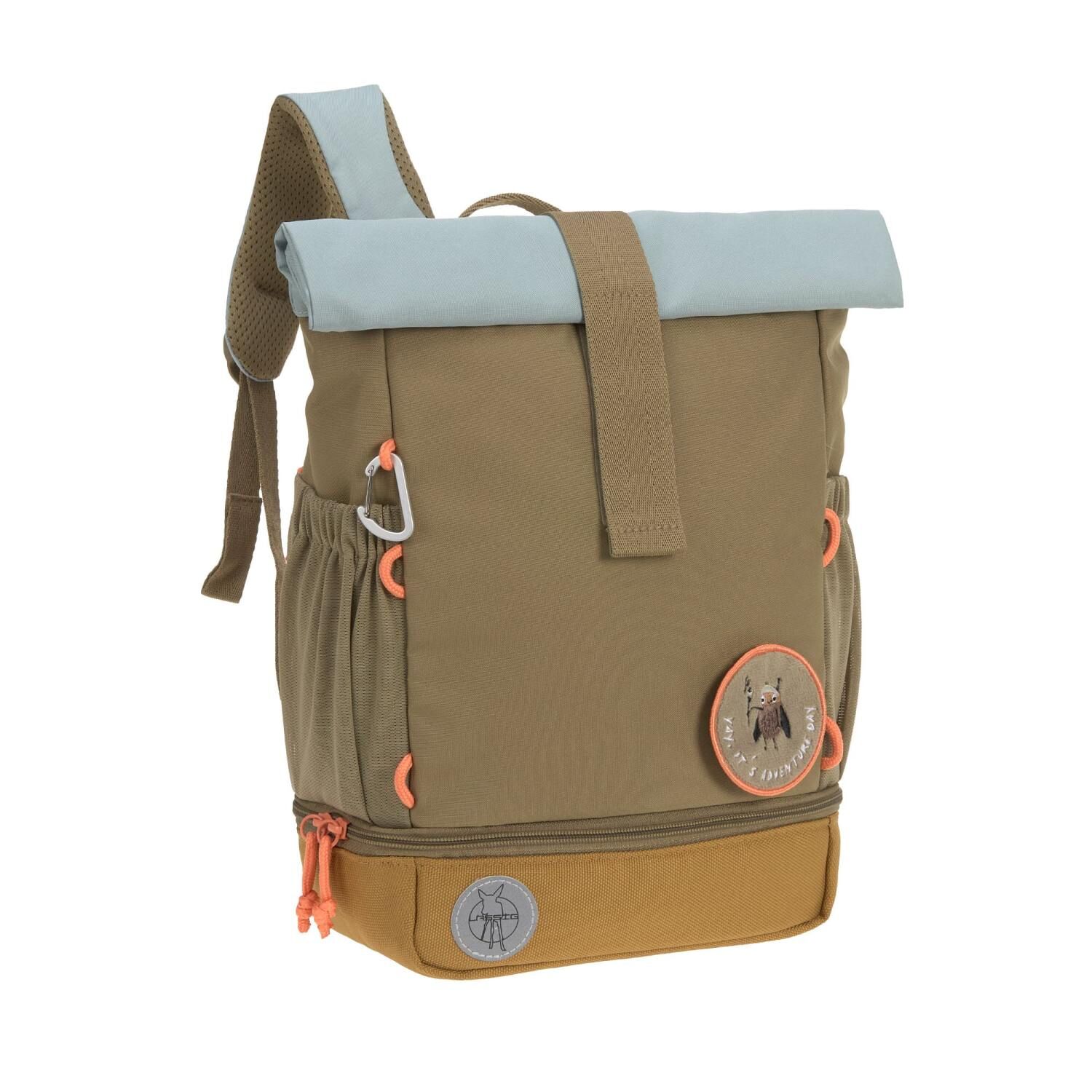 Lässig Kindergartenrucksack Rolltop Nature olive