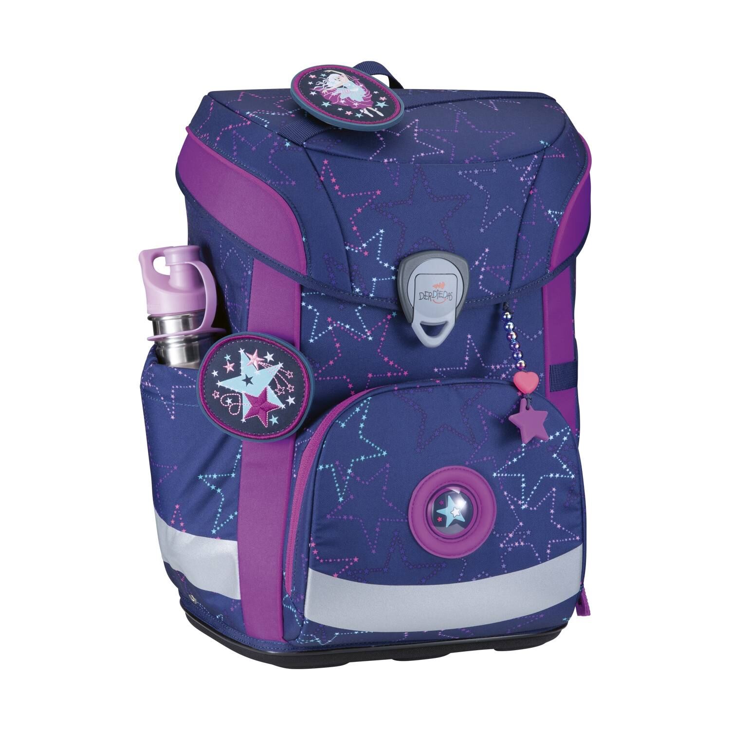 DerDieDas ErgoFlex Easy LED Dancing Star Schulranzenset 5-teilig