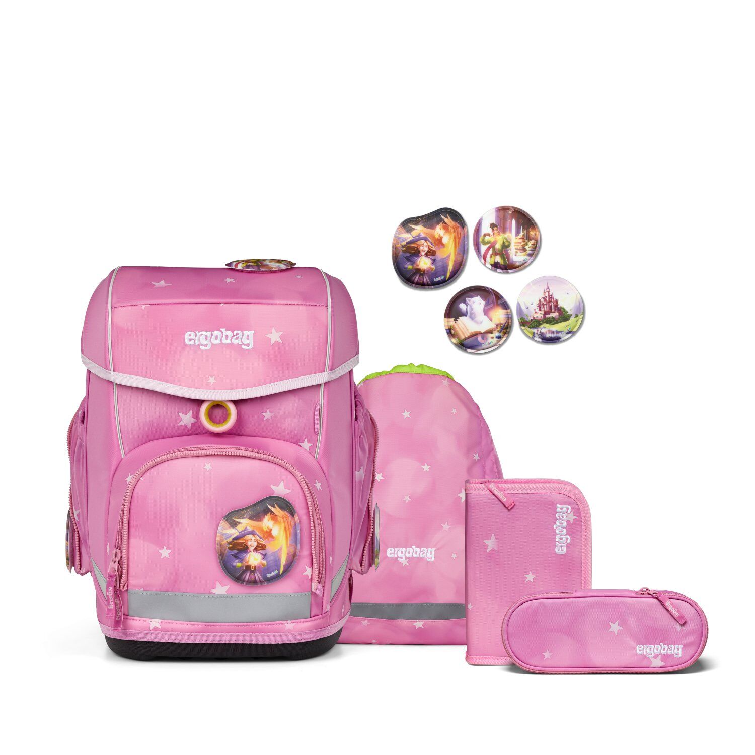 ergobag cubo Schulranzen-Set WolkenzauBär
