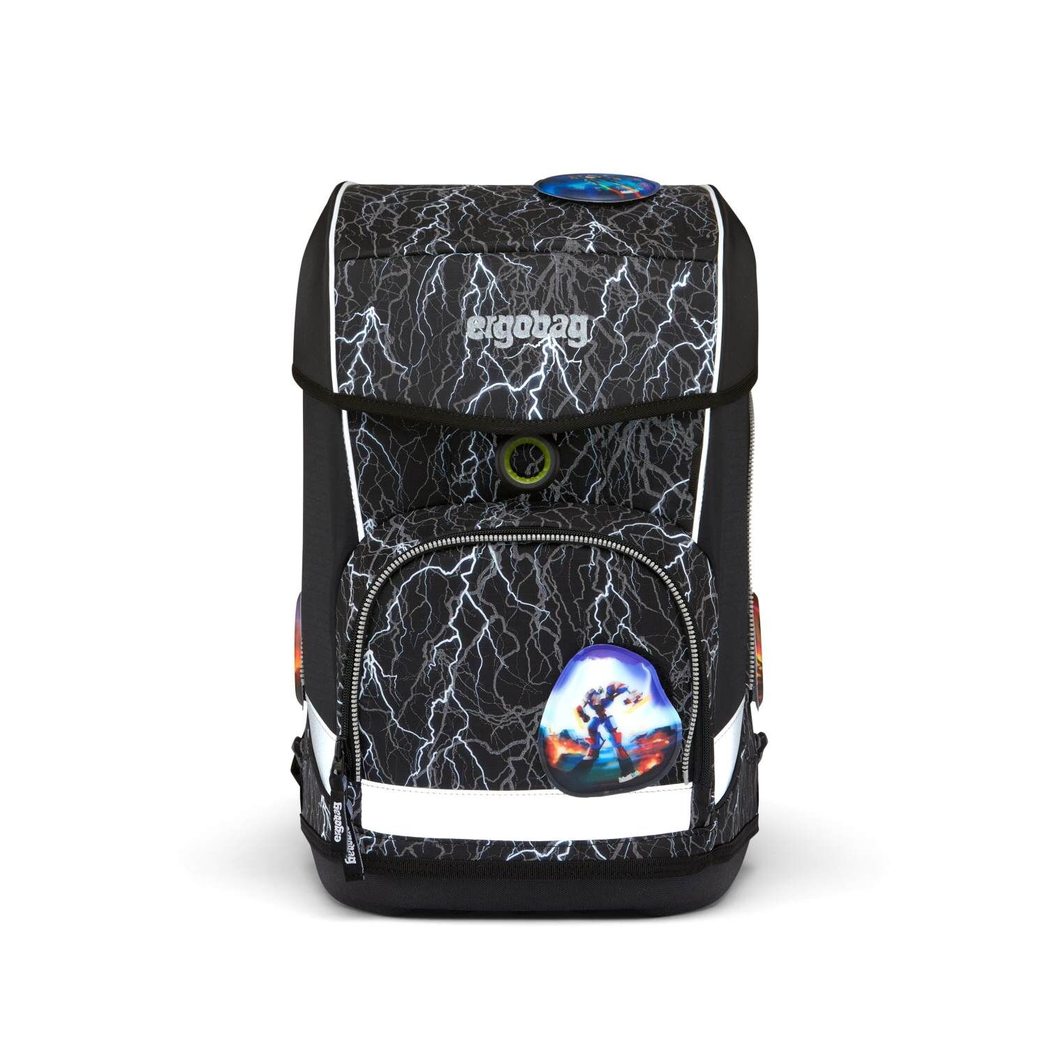 ergobag cubo light Schulranzen-Set Super ReflektBär