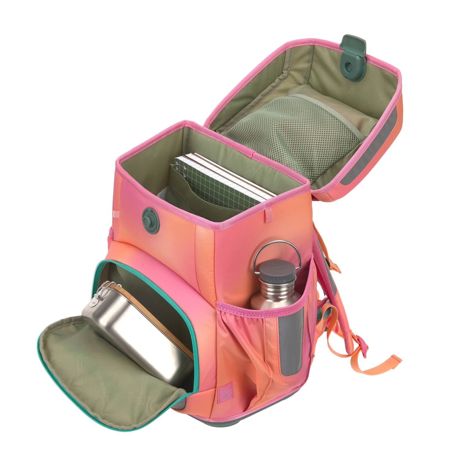 Lässig Schulranzen-Set Light, Unique Sunset pink