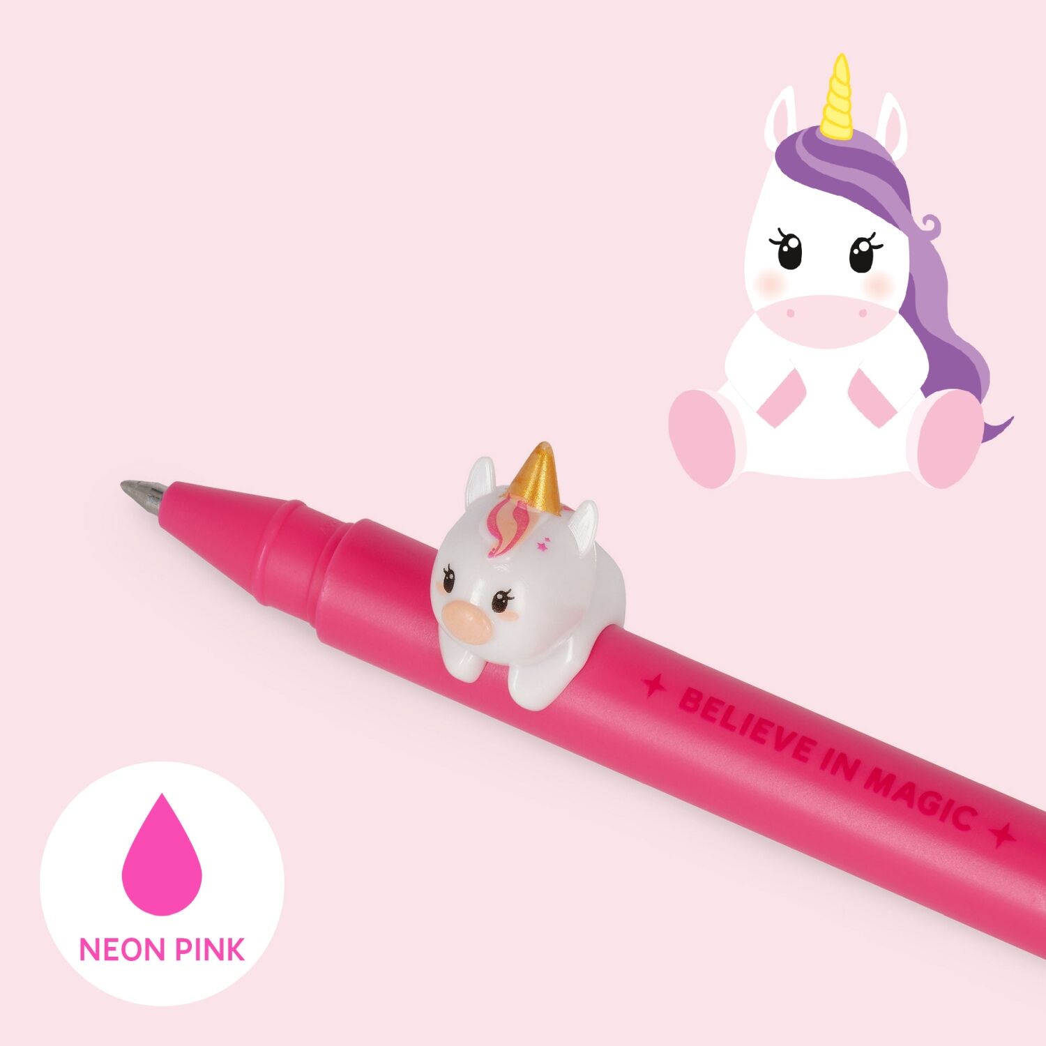 Legami Gelstift mit Tierdeko - LOVELY FRIENDS - UNICORN