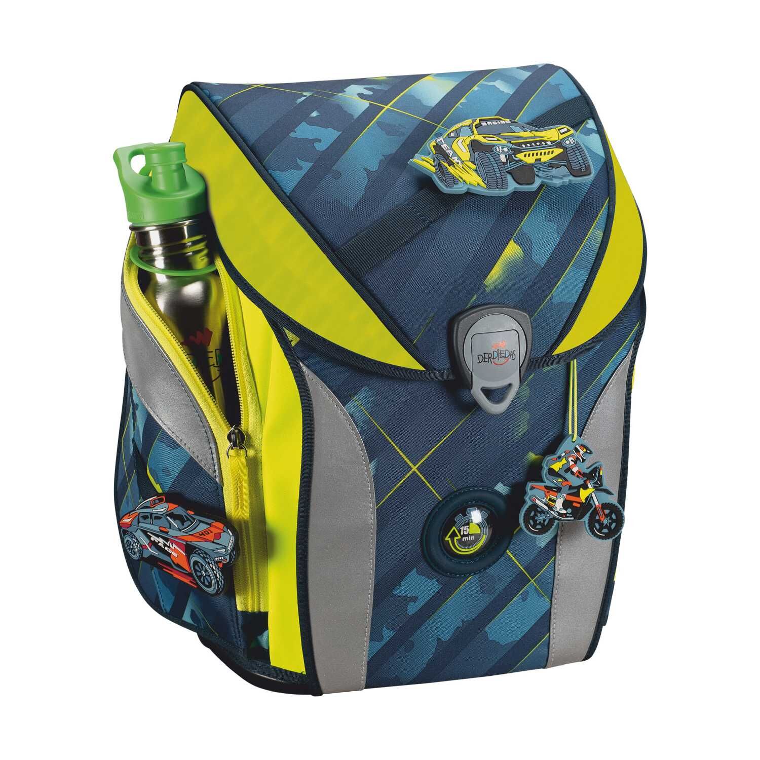 DerDieDas ErgoFlex MAX Schulranzenset 5-teilig Speed Challenge