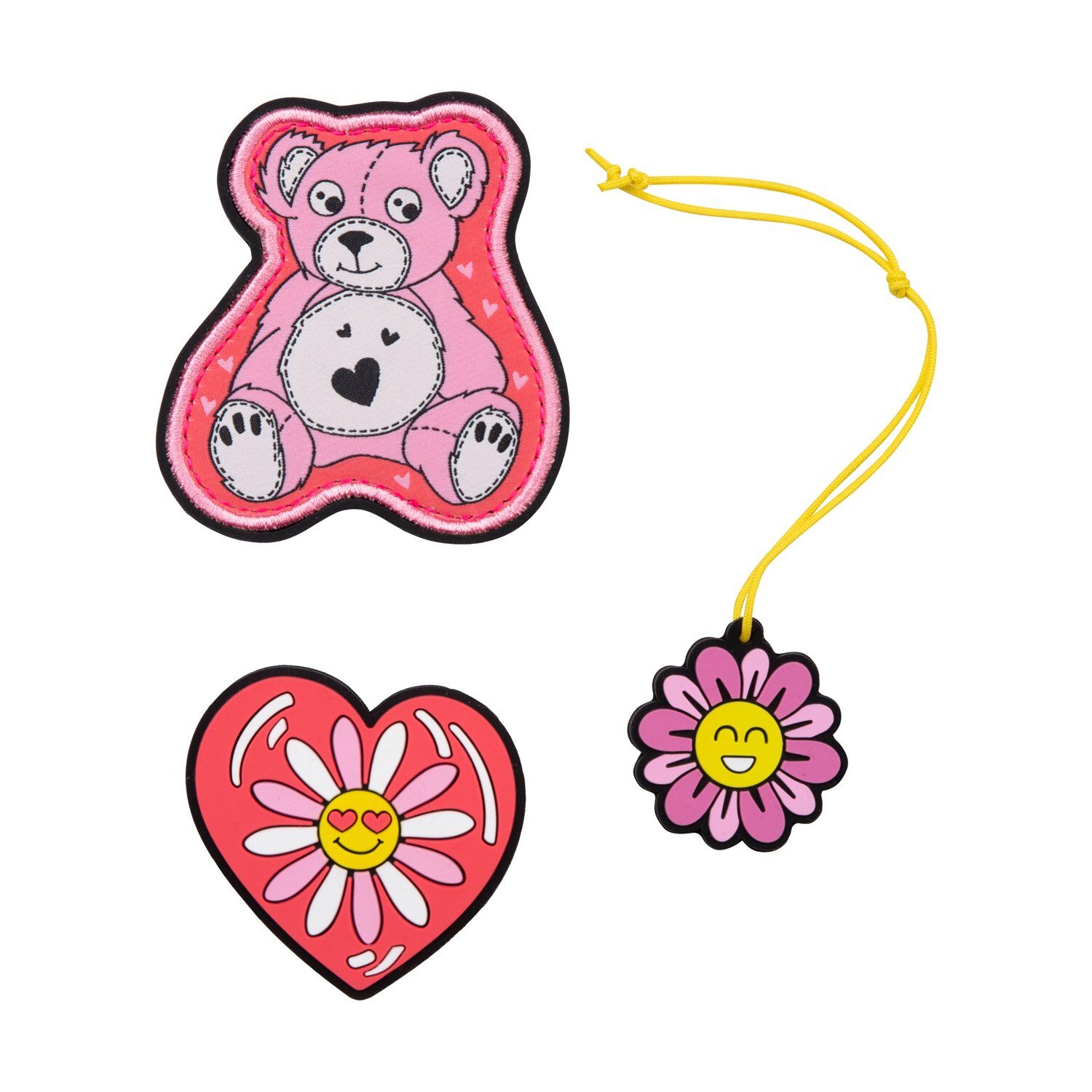 DerDieDas Wechselbuttons 3 teilig Roses