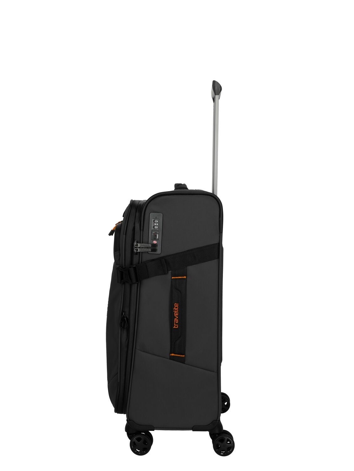 Travelite Koffer BRIIZE Trolley 4w M exp., Black