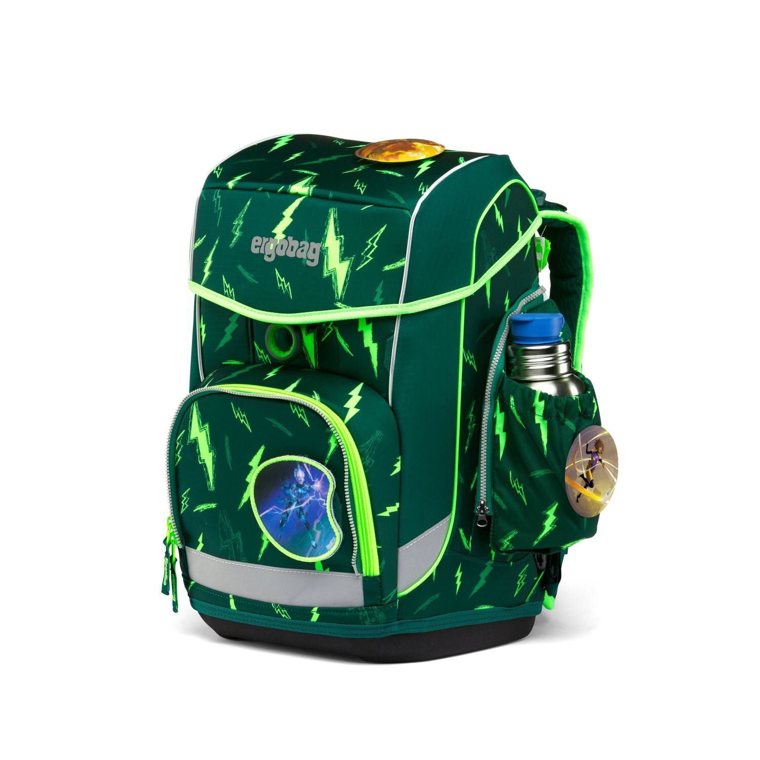 ergobag cubo light Schulranzen-Set Bärtastisch