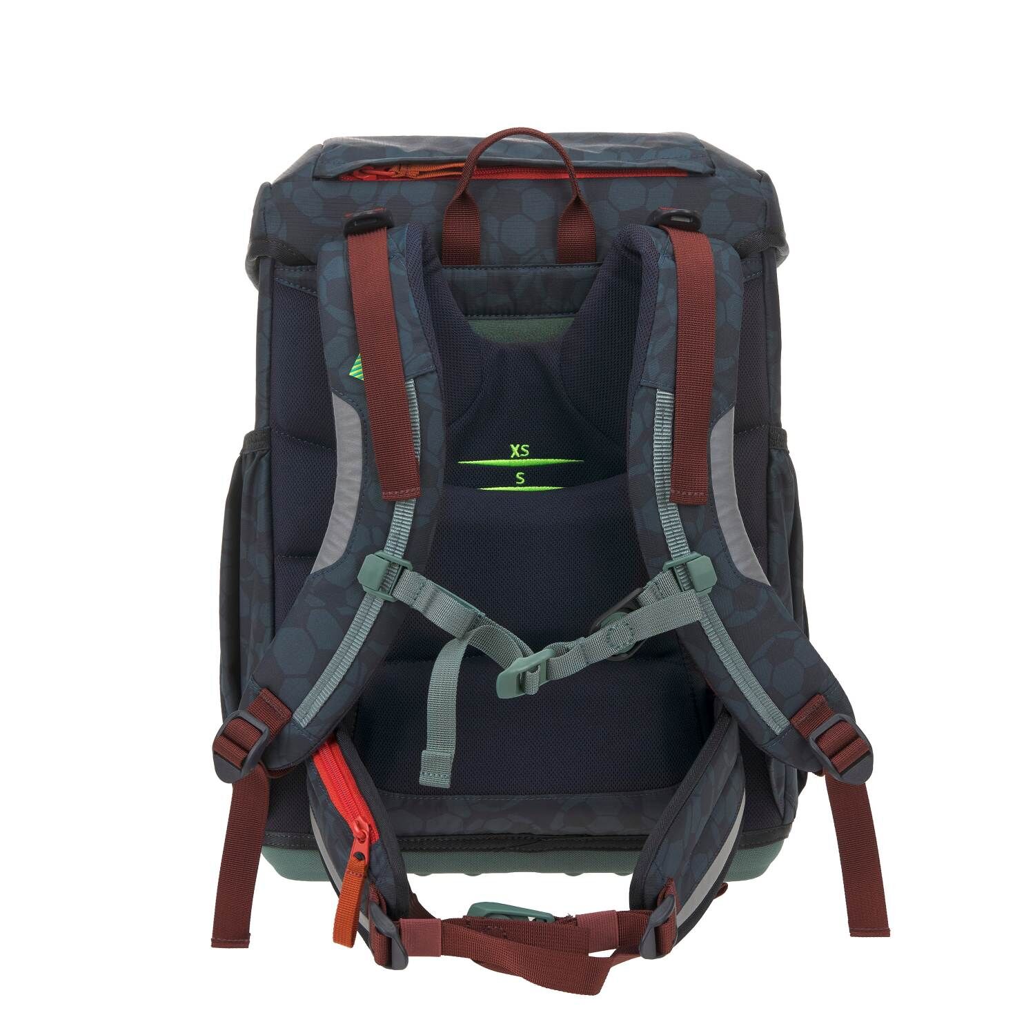 Lässig Schulranzen-Set Light, Unique Football deep blue