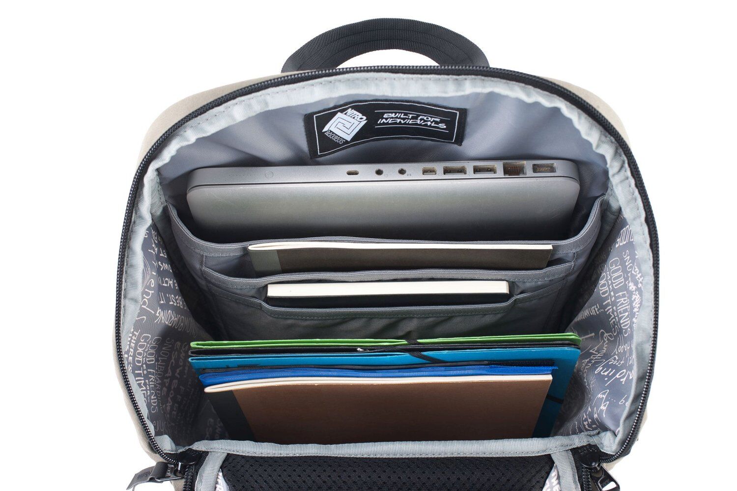 Nitro Rucksack NIKURO WAXED LIZARD grün