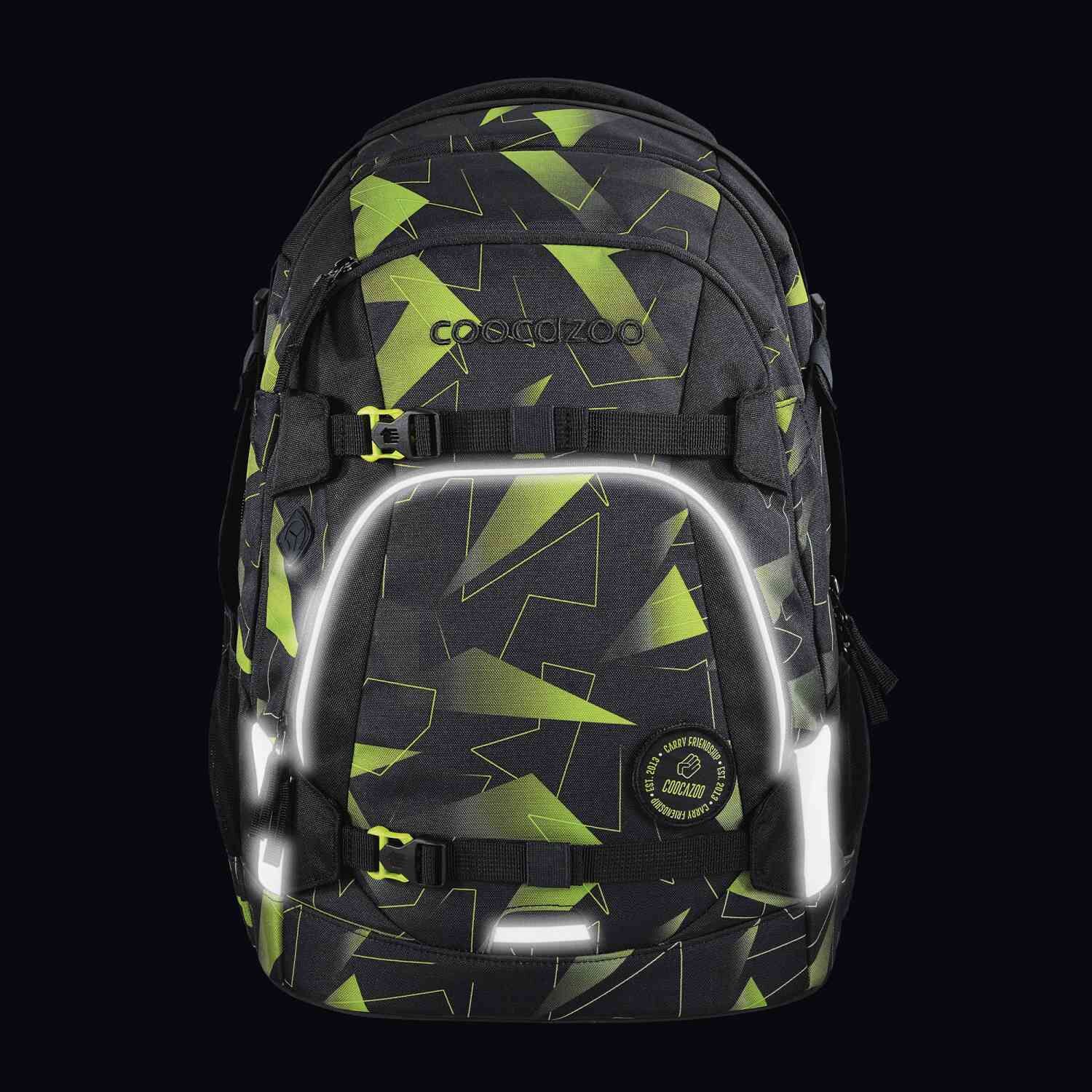 coocazoo Schulrucksack MATE, Lime Flash