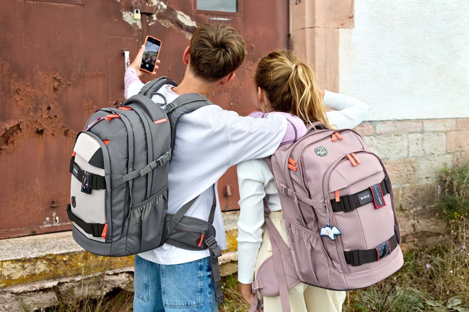 Lässig Schulrucksack BOLD Origin mauve