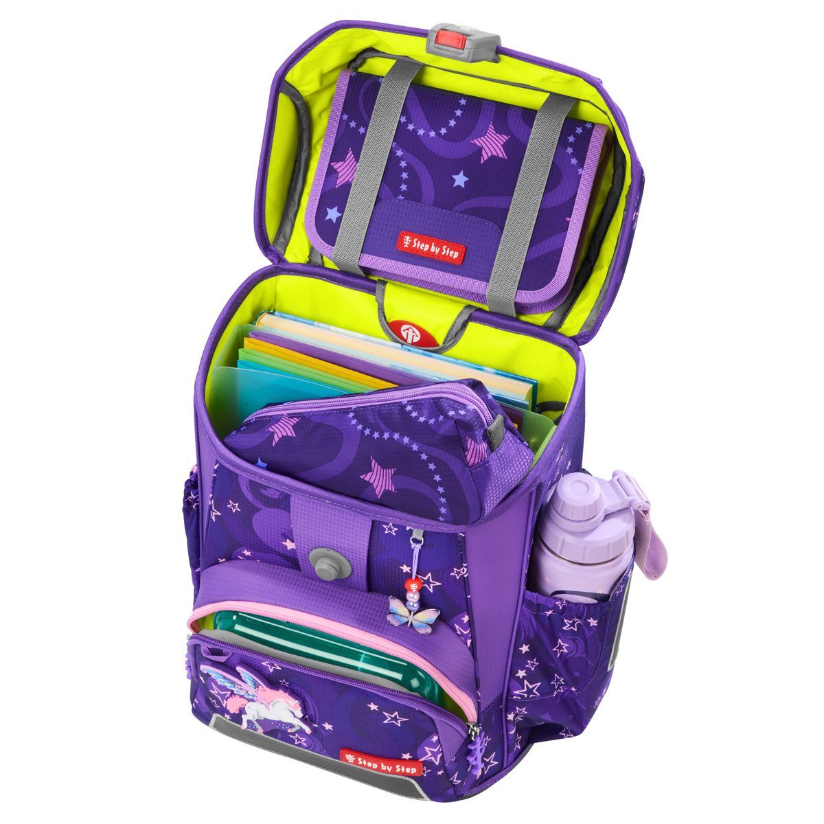 Step by Step CLOUD Schulranzen-Set "Pegasus Liv", 5-teilig