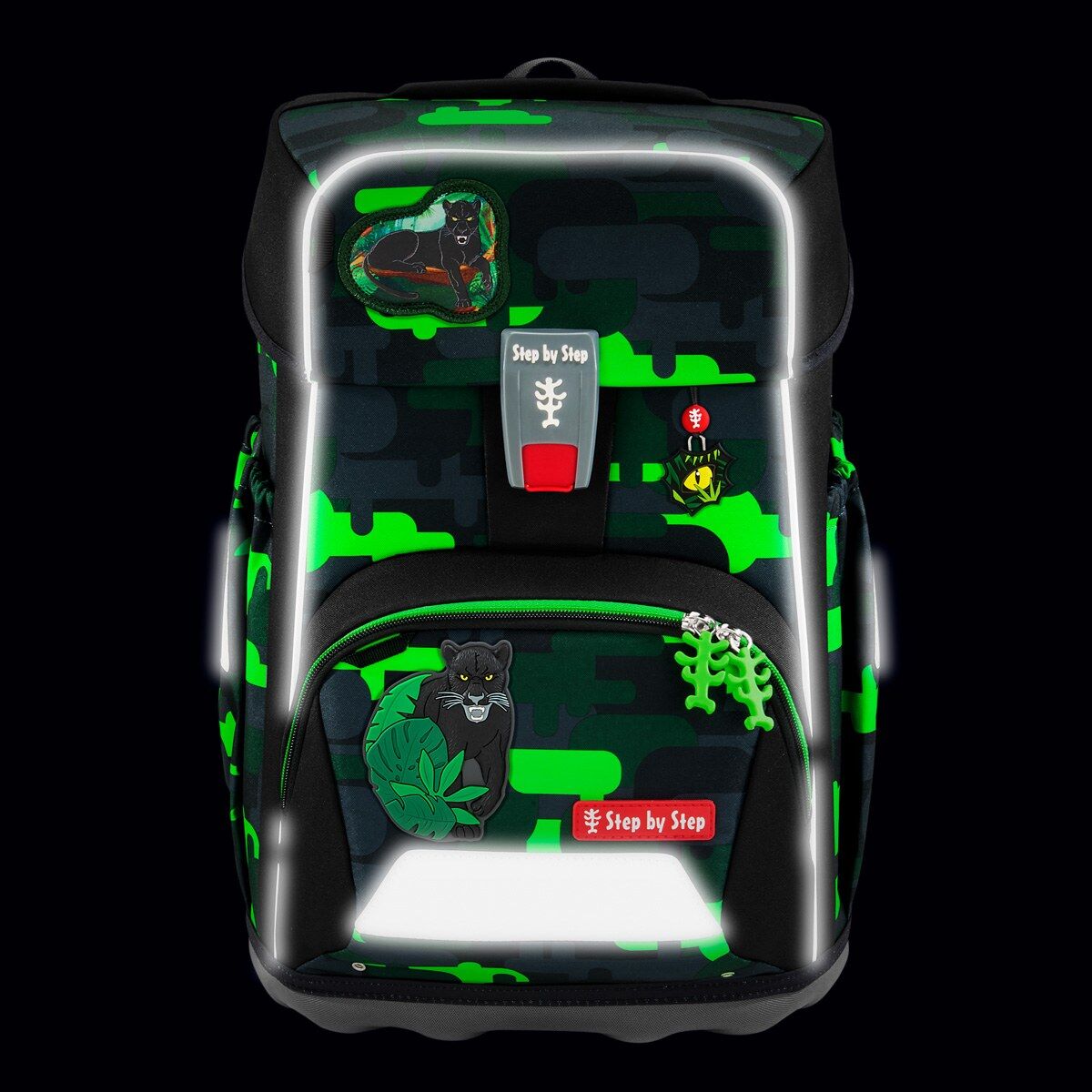 Step by Step GIANT Schulranzen-Set "Black Cat Chiko", 5-teilig