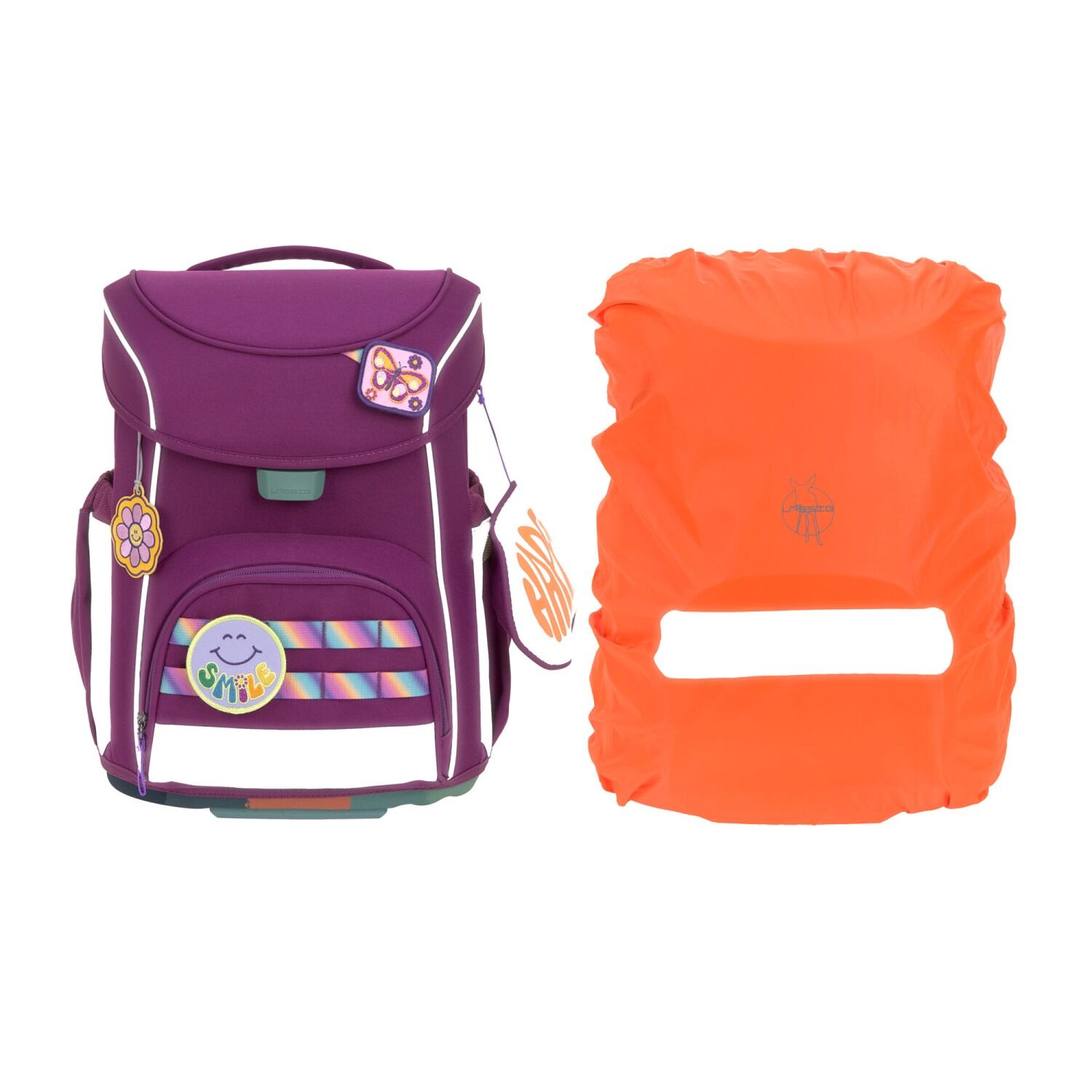Lässig Schulranzen Set 7-teilig, Slim Unique lilac