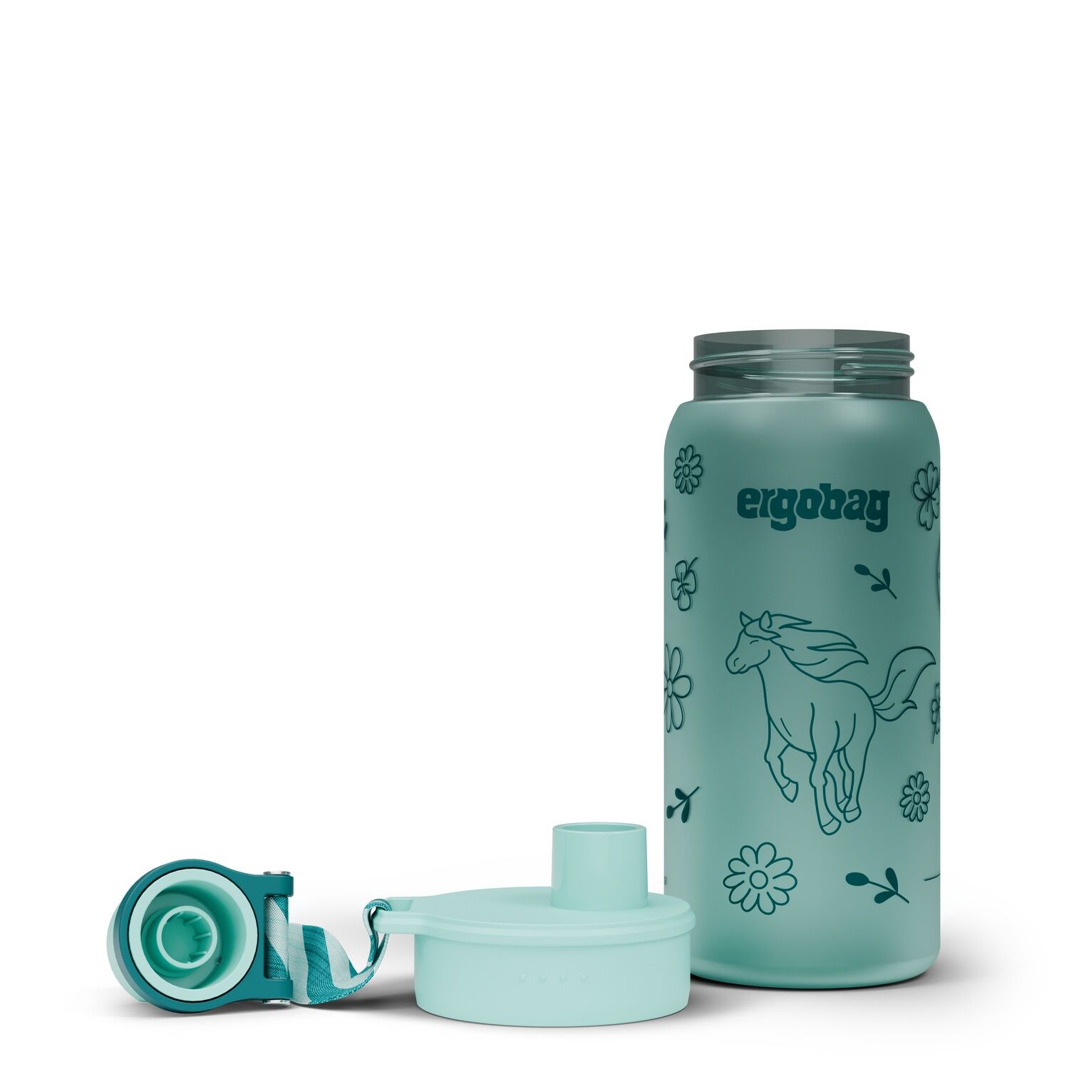 ergobag Trinkflasche Pferde