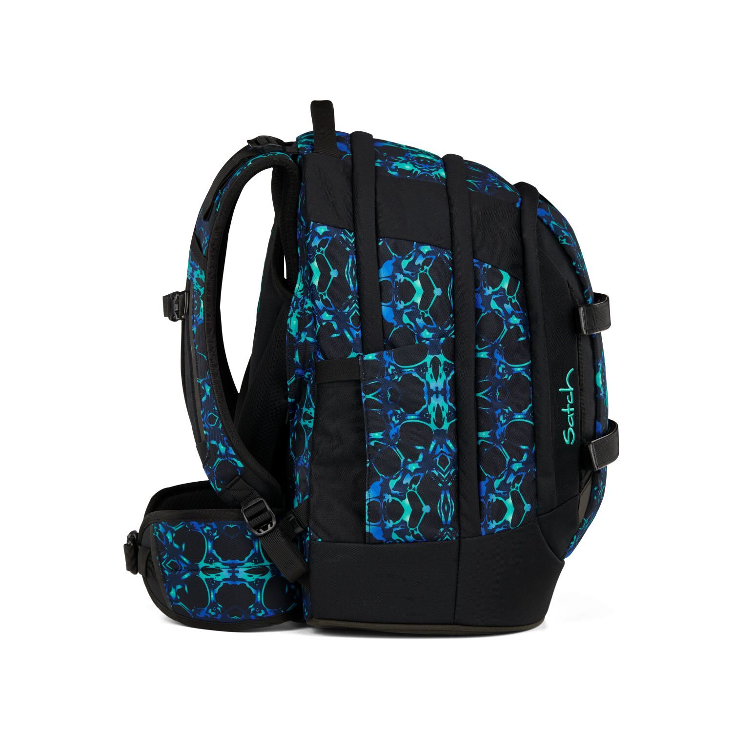 Satch pack Schulrucksack Caleido Blue