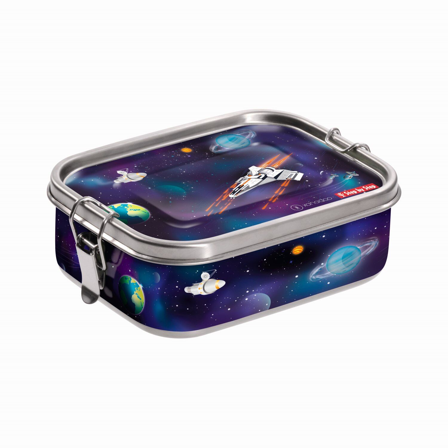 Step by Step Edelstahl-Lunchbox "Starship Galactus"