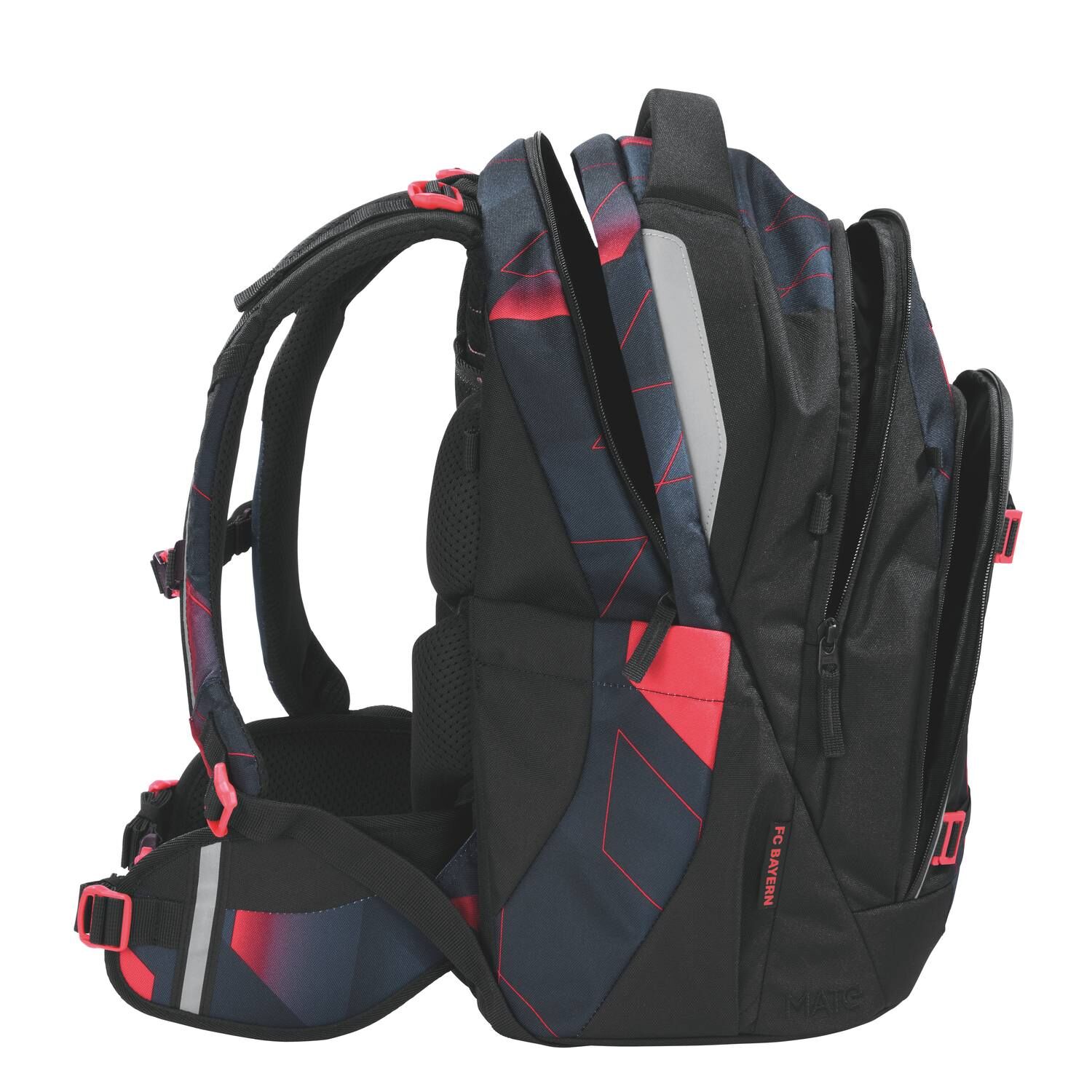coocazoo Schulrucksack-Set MATE FC Bayern, Stern des Südens, 2-tlg.