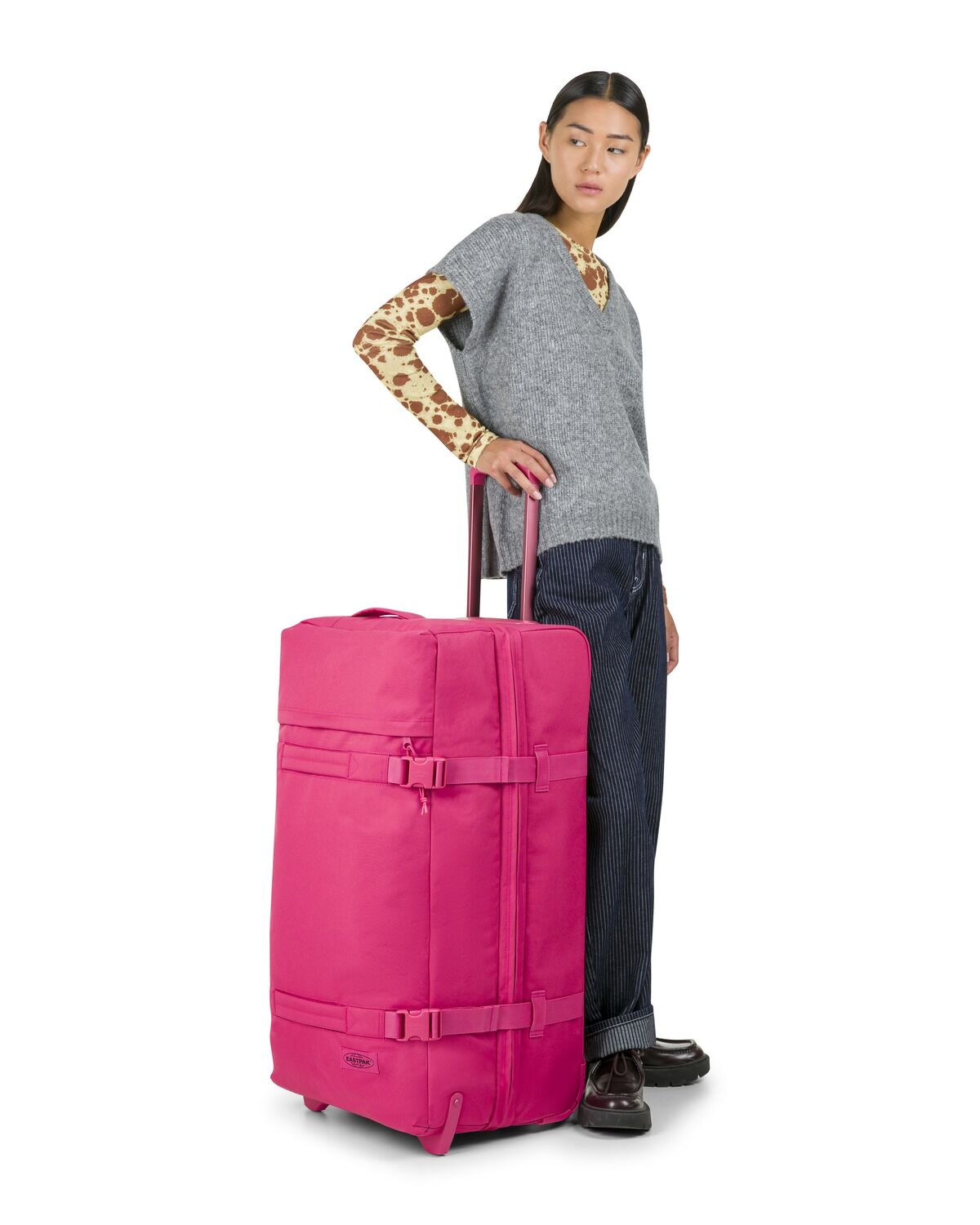 eastpak Koffer TRANSIT'R L Monotone Pink