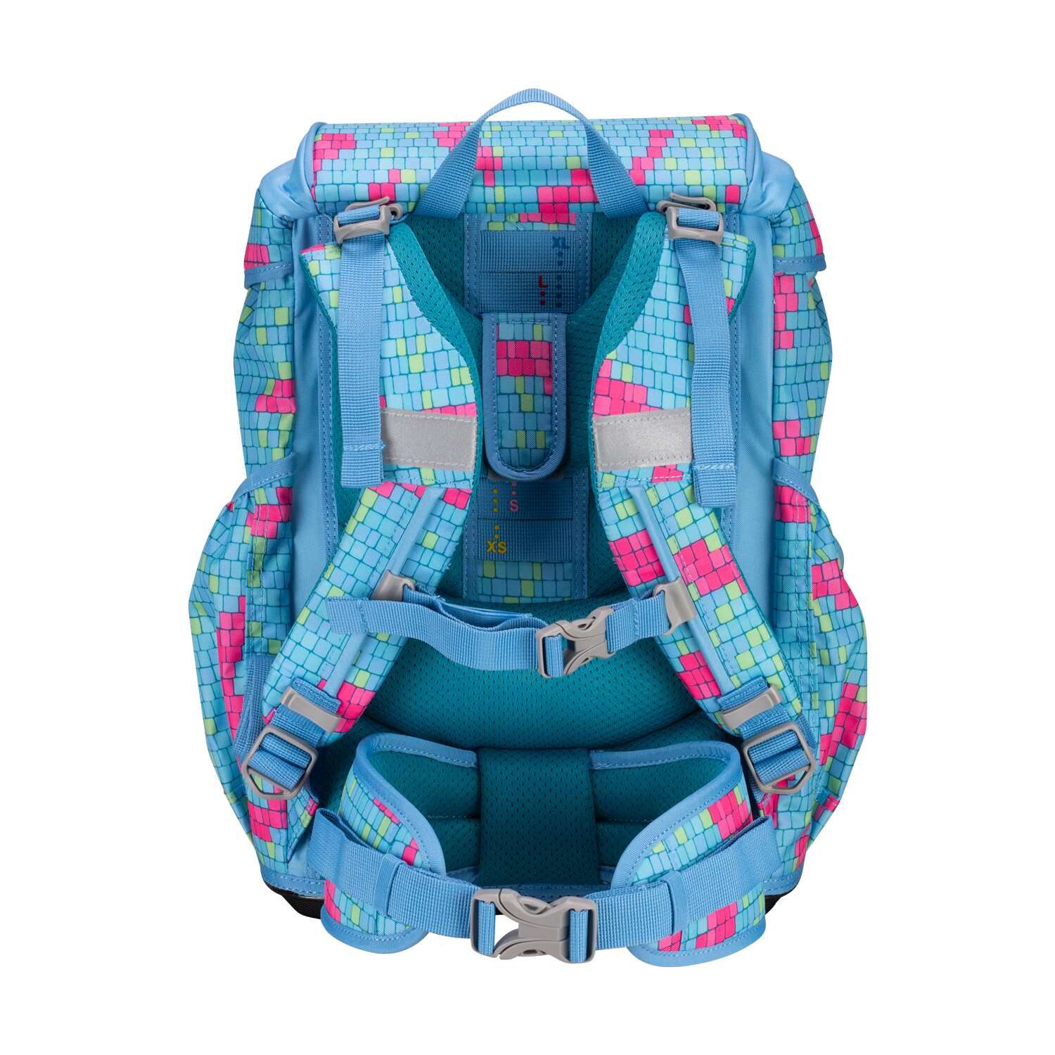 DerDieDas ErgoFlex Schulranzenset 5 teilig Happy Pixel