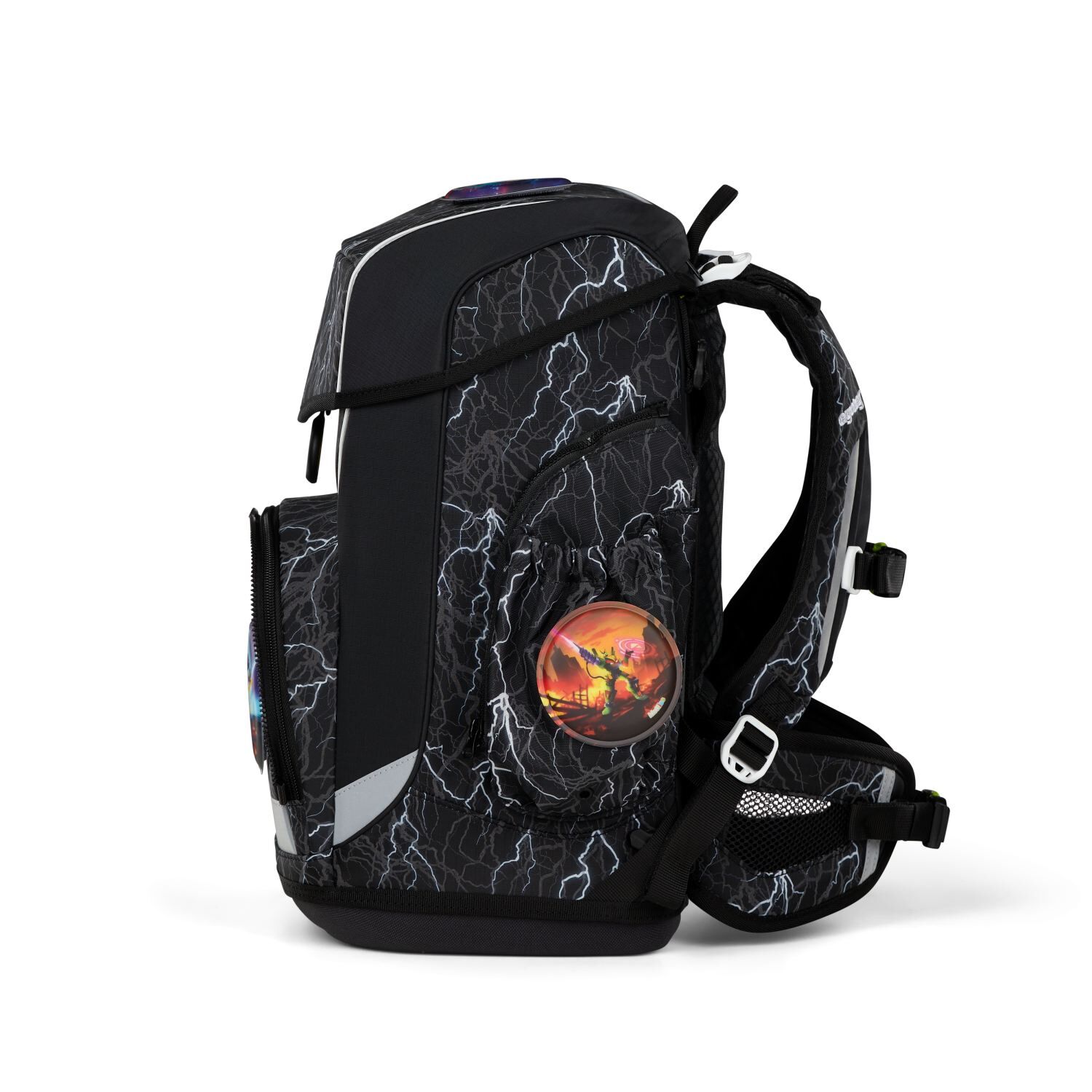 ergobag cubo light Schulranzen-Set Super ReflektBär
